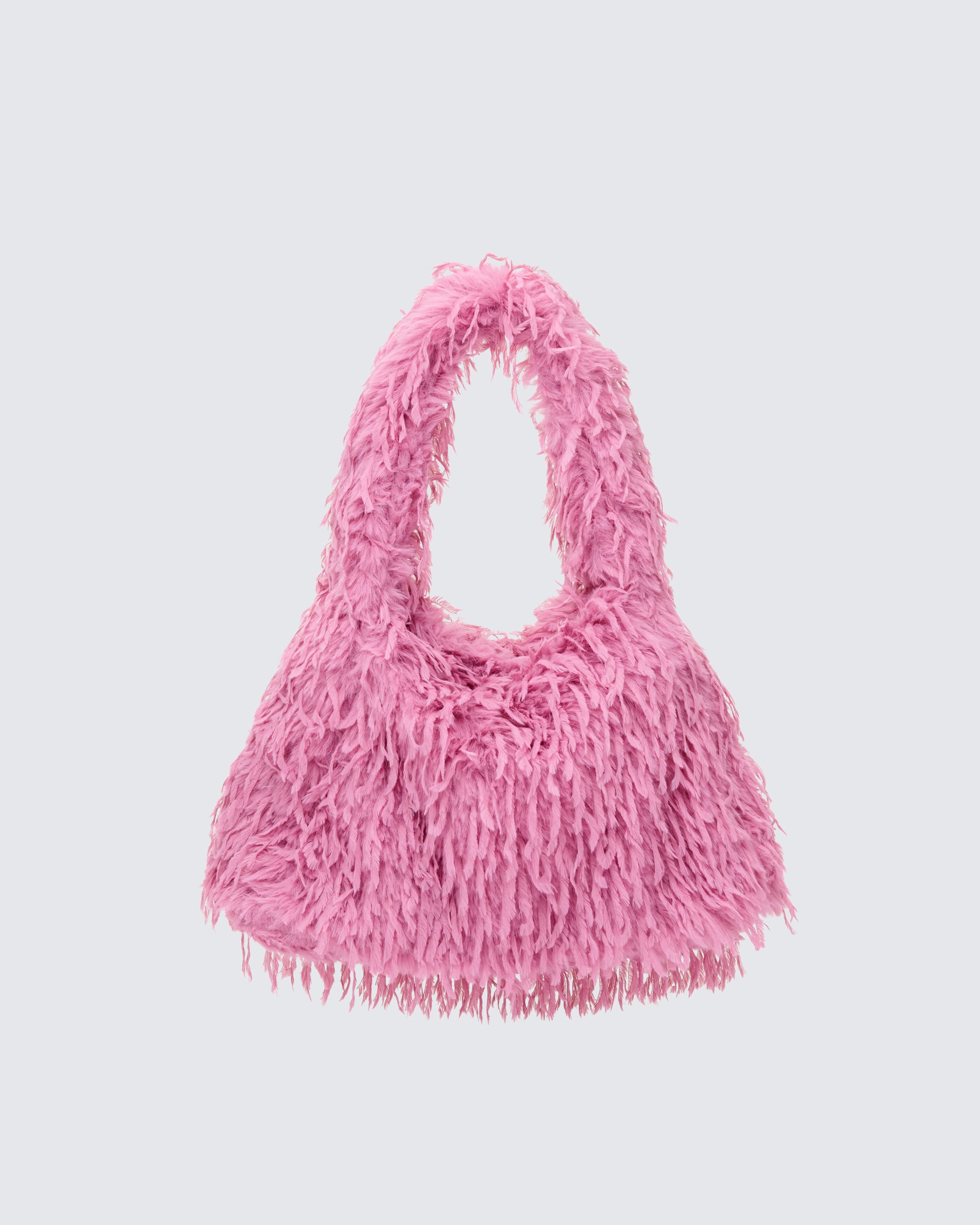 Veda Dusty Pink Ruched Hobo Bag product front