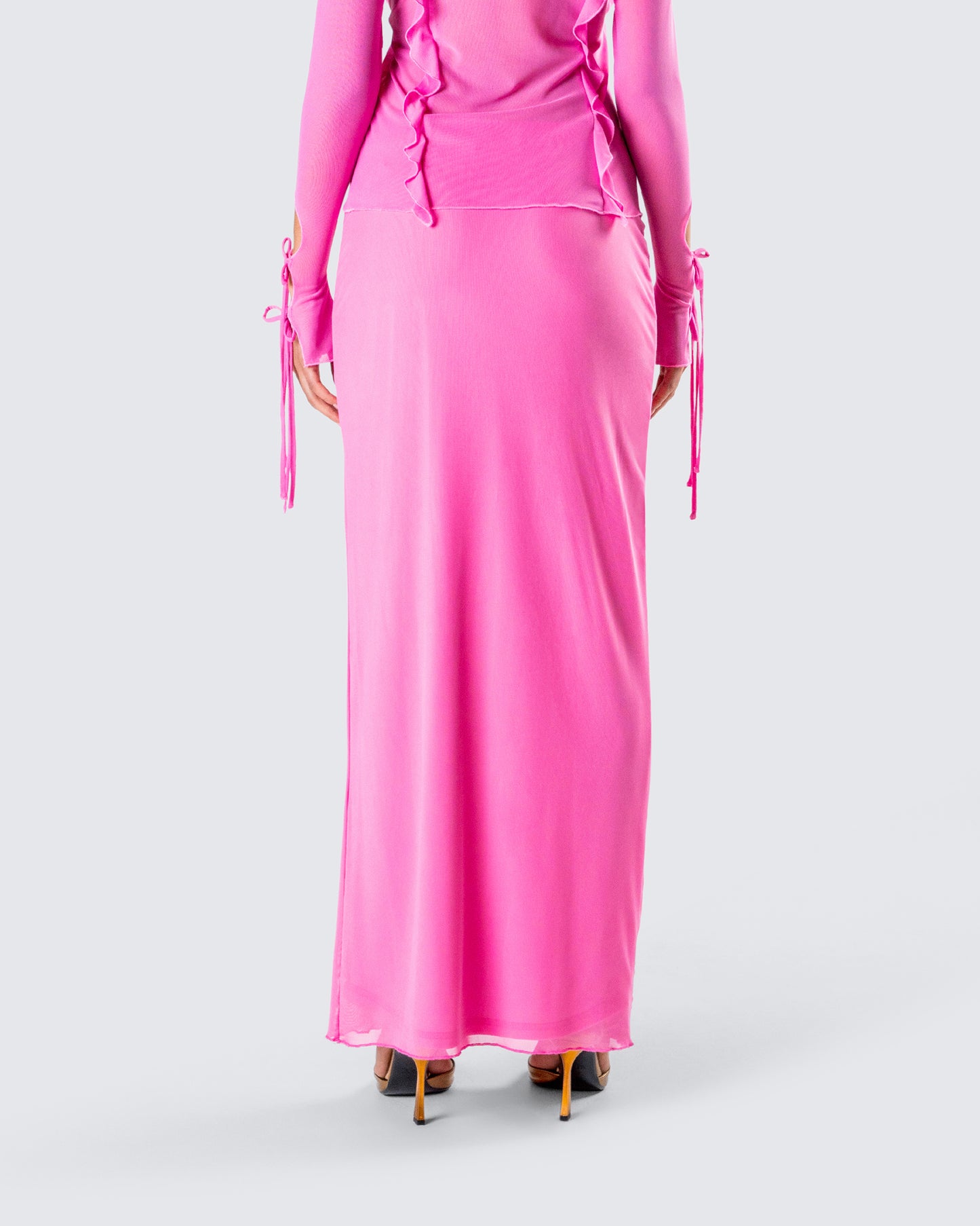 Vianka Pink Maxi Skirt