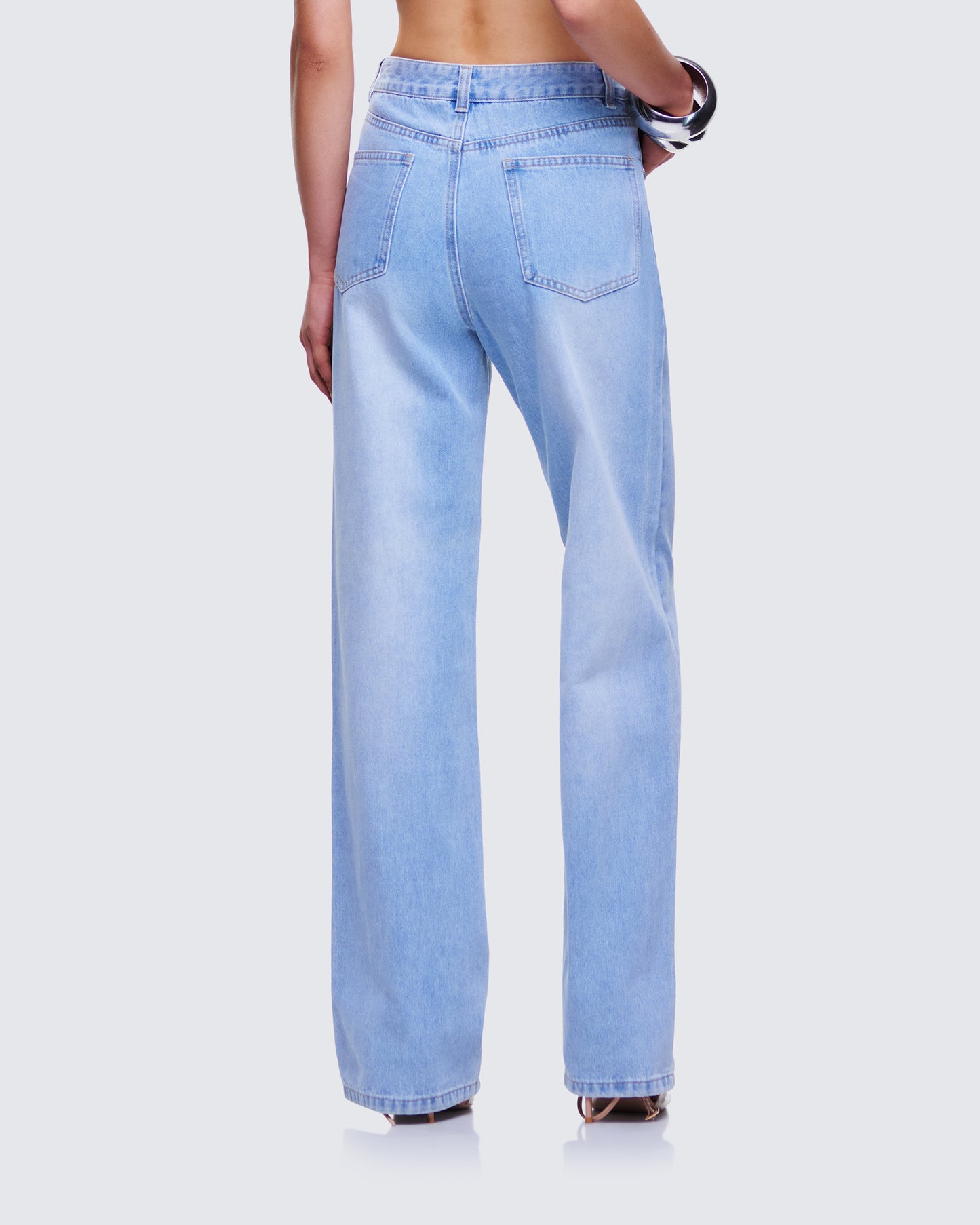 Zo Blue Denim Straight Leg Jean