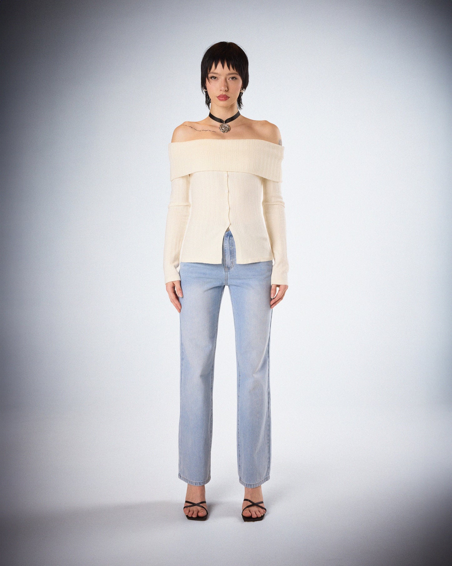Zo Off The Shoulder Set model front