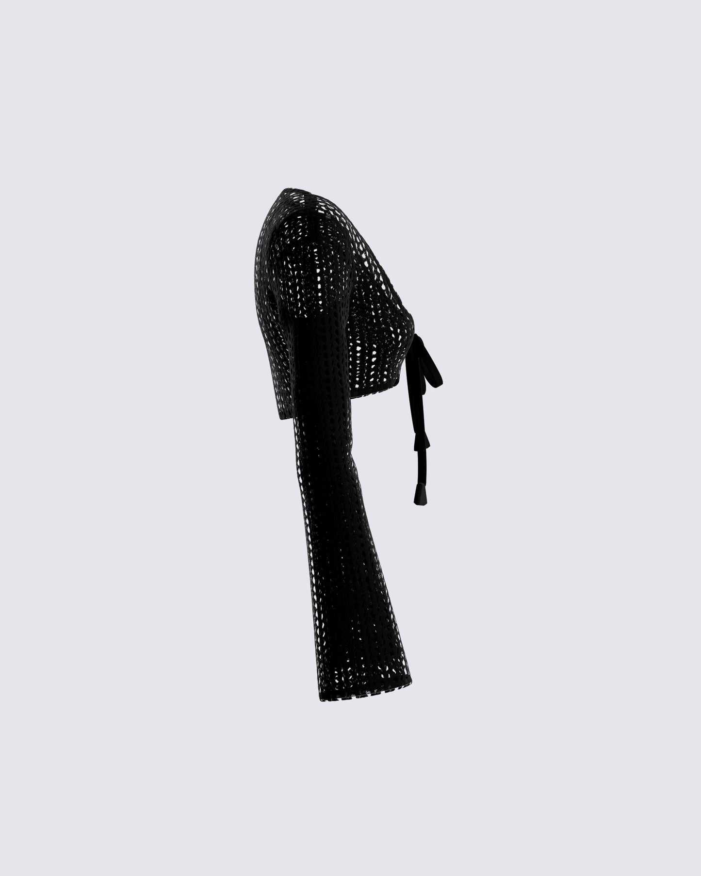 Melissa Black Crochet Top