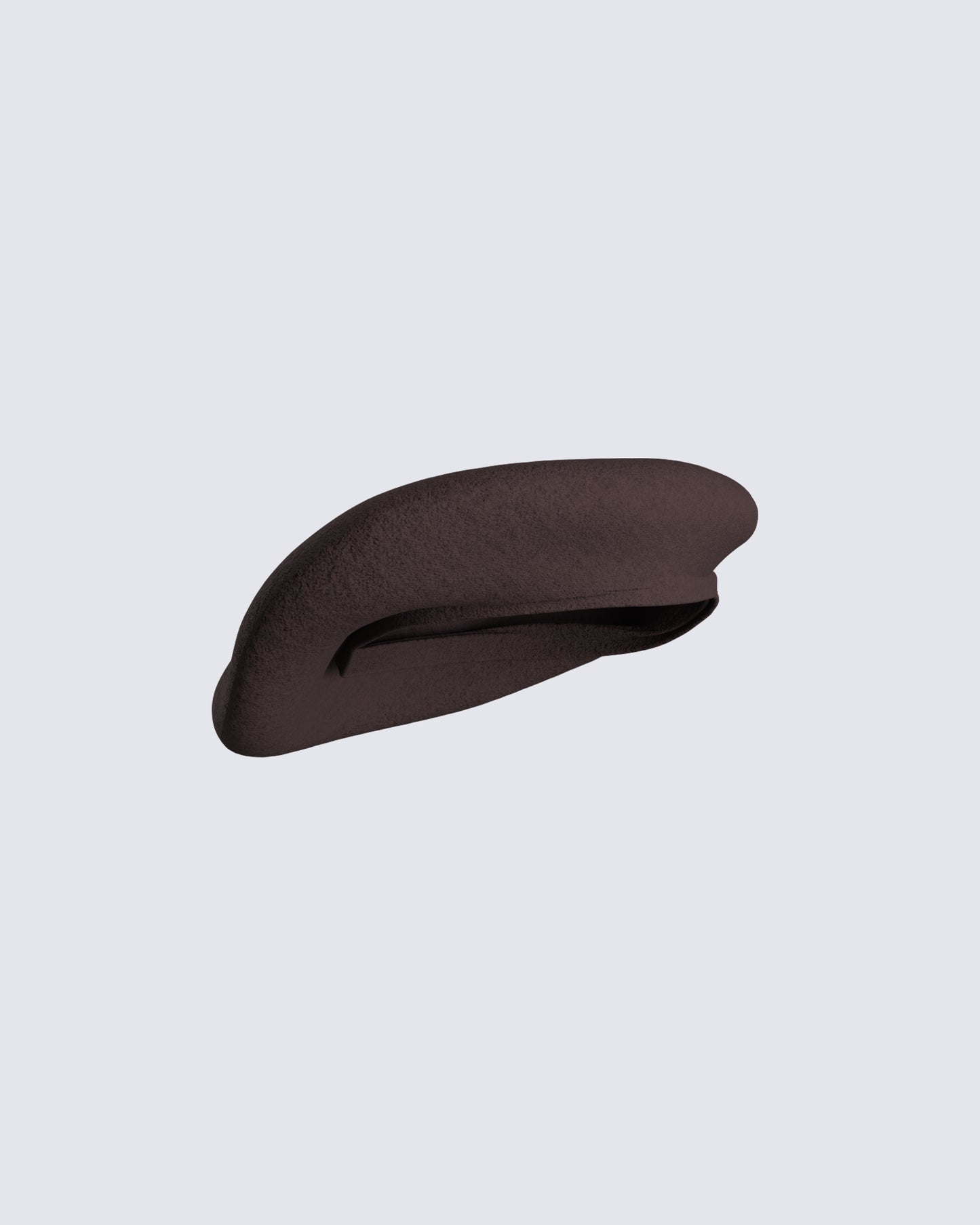 Ronny Brown Beret Hat 3d product front