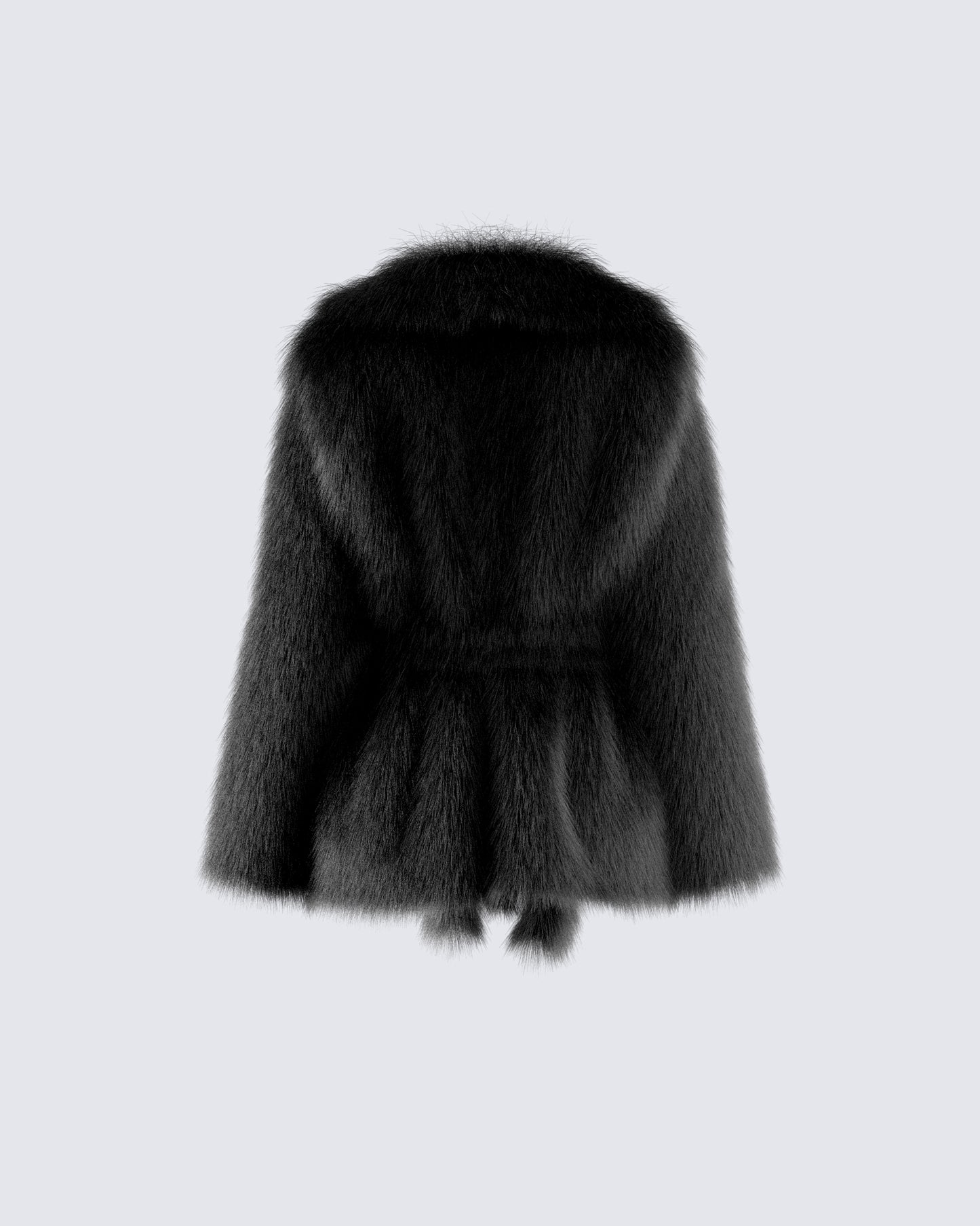 Victoria Black Fur Coat
