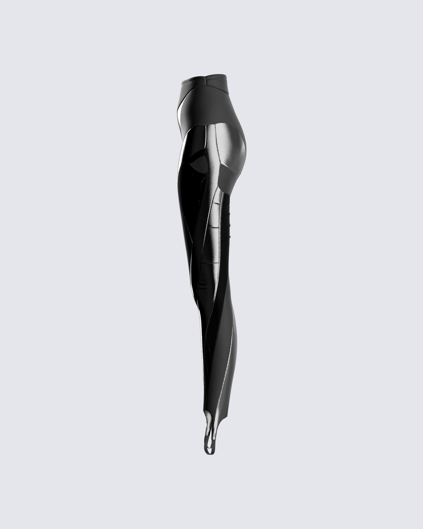 Trinity Black Sheer Spiral Legging