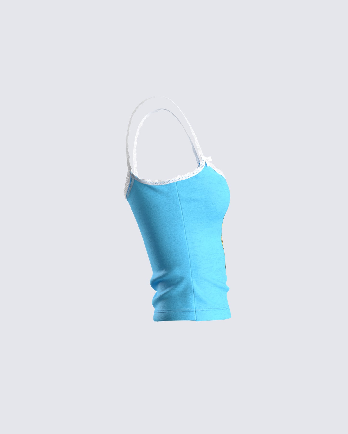 Shannon Blue Embroidered Knit Top