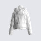 Deandra White Puffer Jacket