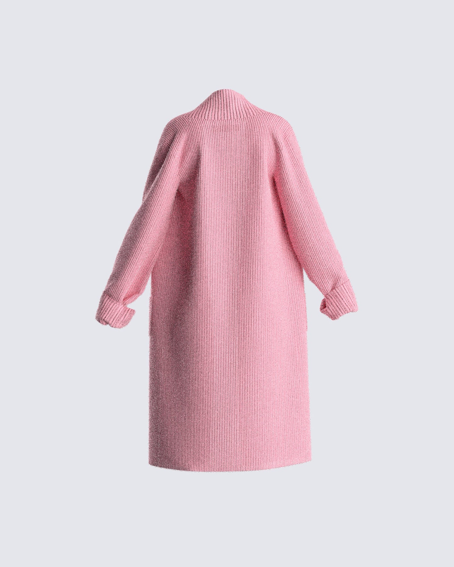 Lumi Pink Knit Cardigan