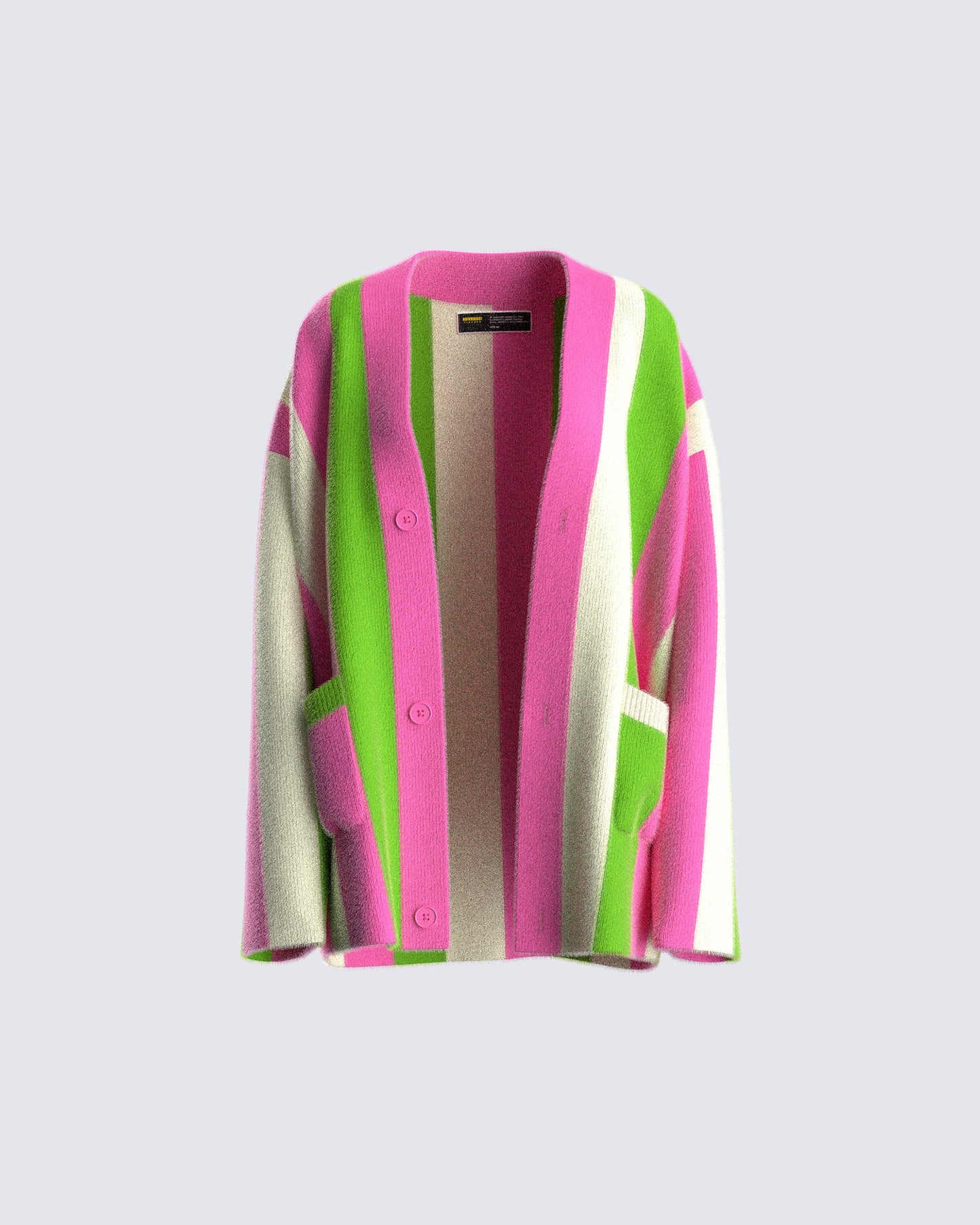 Abbie Multi Striped Cardigan product front