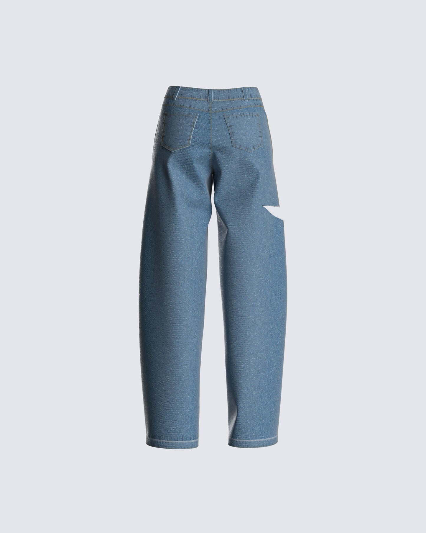 Nena Wide Leg Blue Jeans