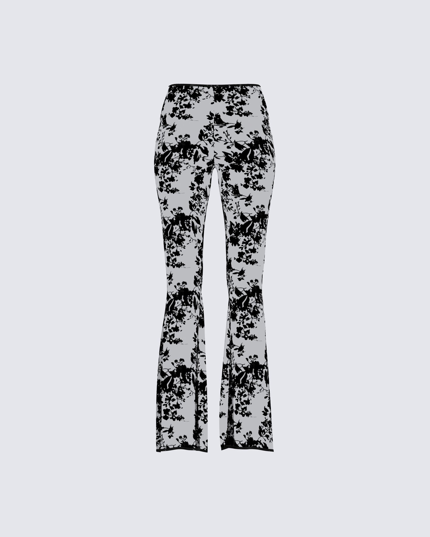 Jonas Black Sheer Flocked Pant