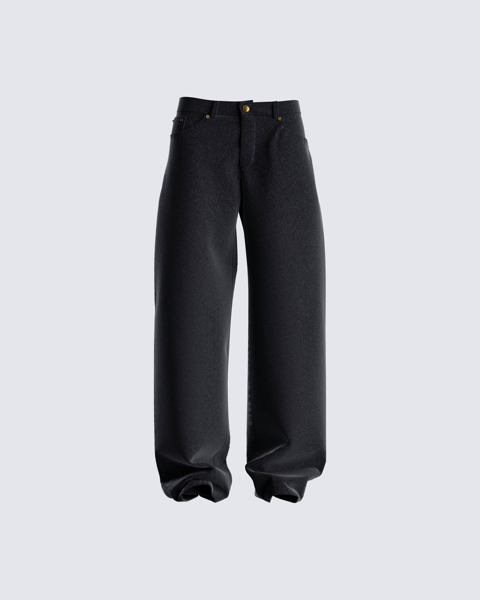 売れ筋アイテムラン Todayful Washed wide pants black 38 | www.pro13