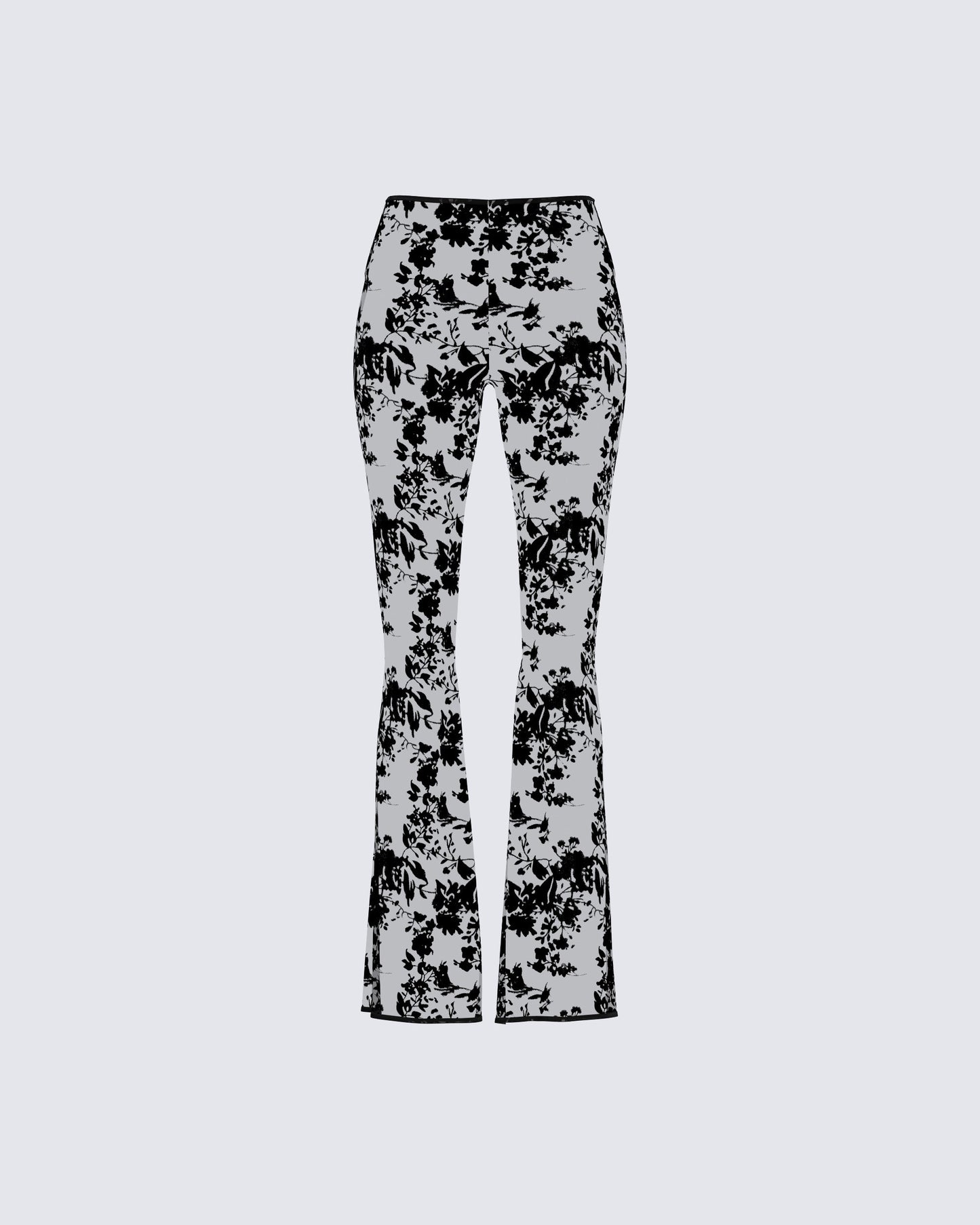Jonas Black Sheer Flocked Pant product front