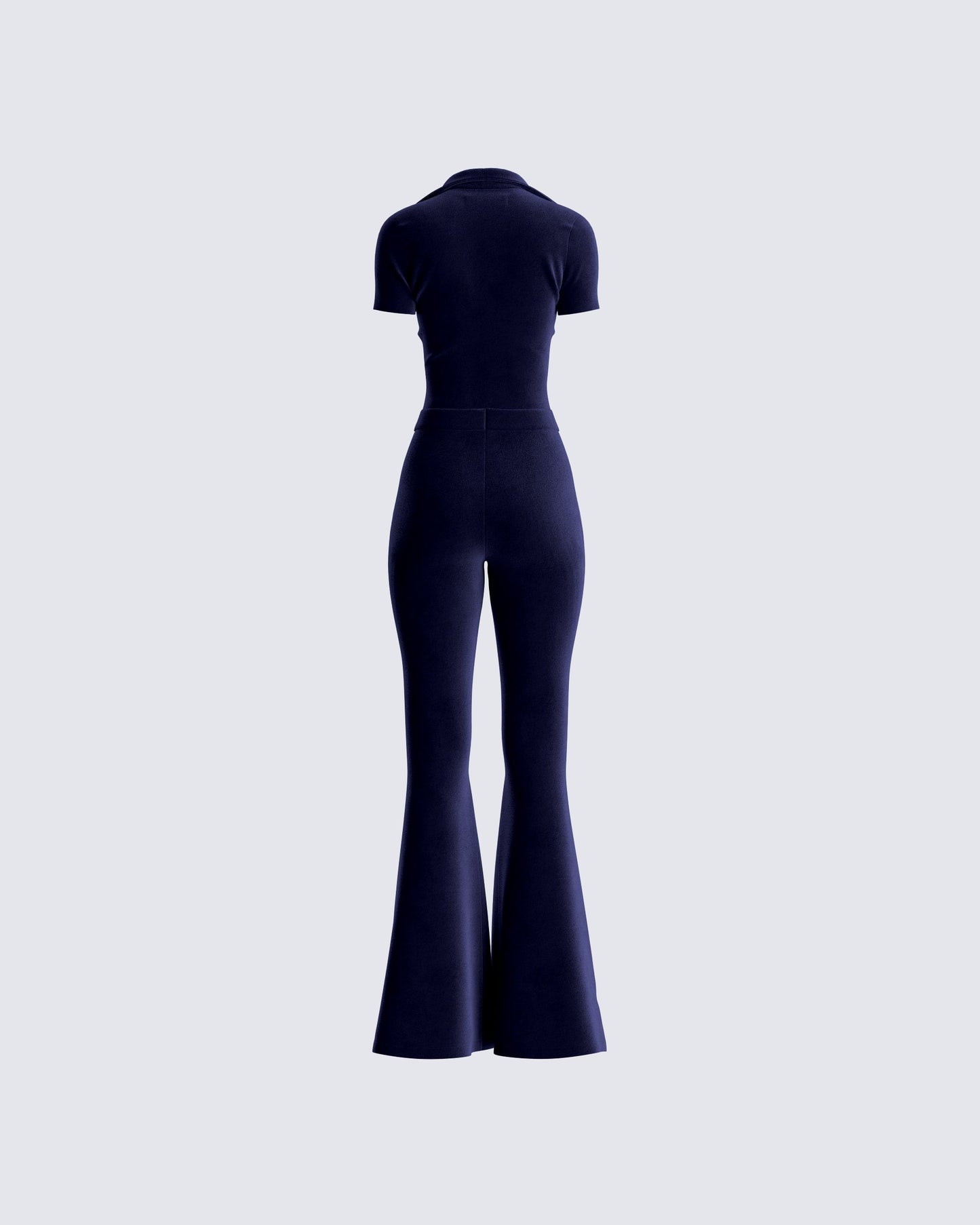 Joanna Navy Flared Jumpsuit