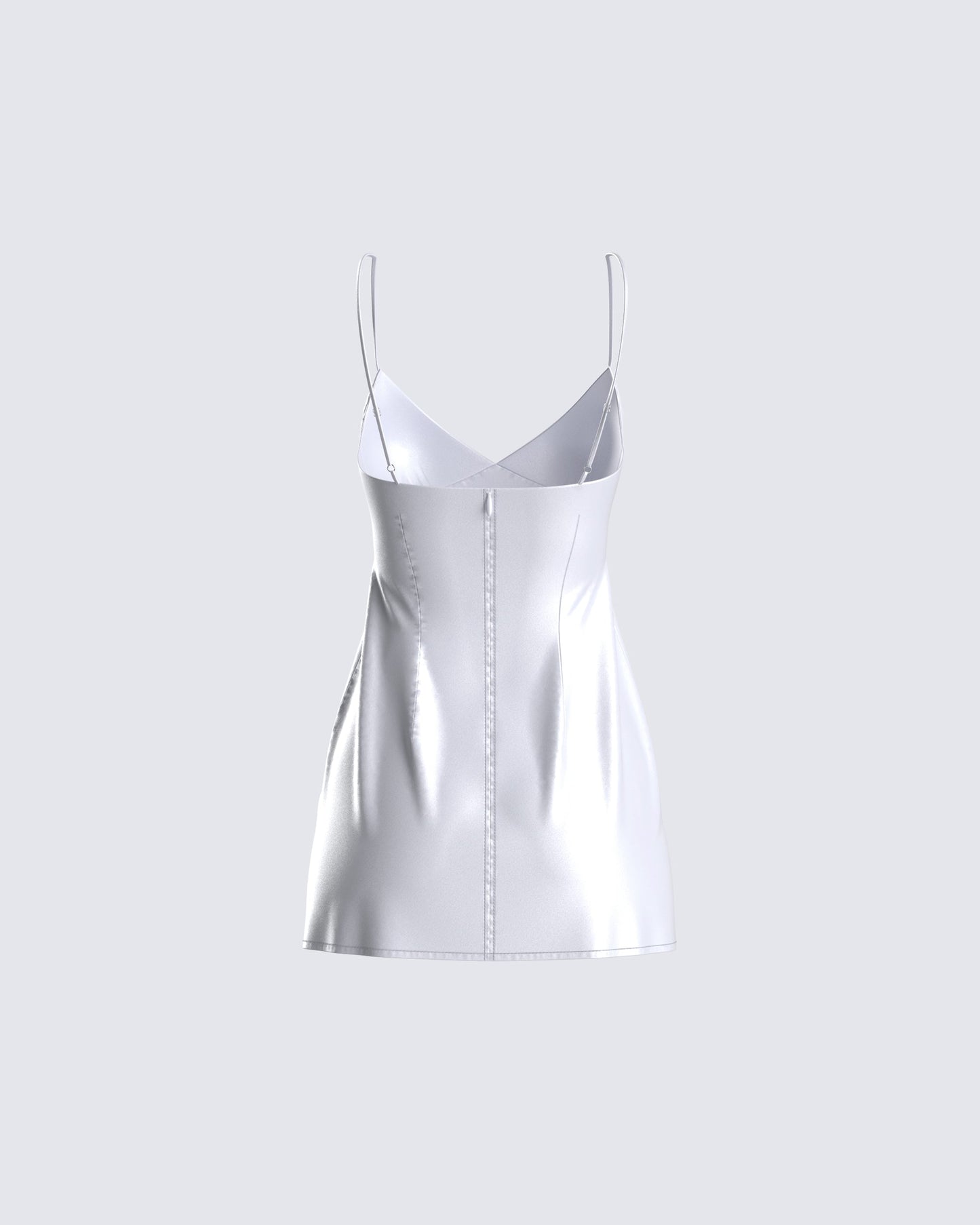 Bridget Lavender Satin Dress