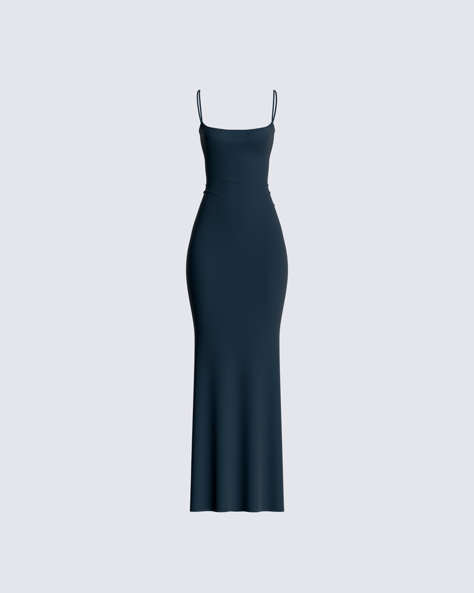 Teal Maxi Dress - Bodycon Spaghetti Strap FINESSE Teal Maxi Dress - Bodycon Spaghetti Strap FINESSE