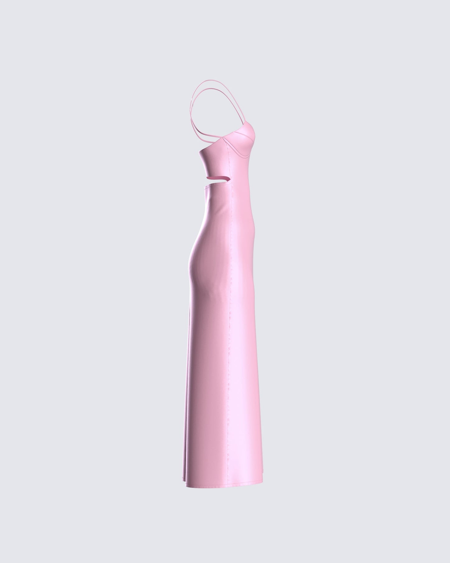 Chrishell Satin Cut Out Midi Dress