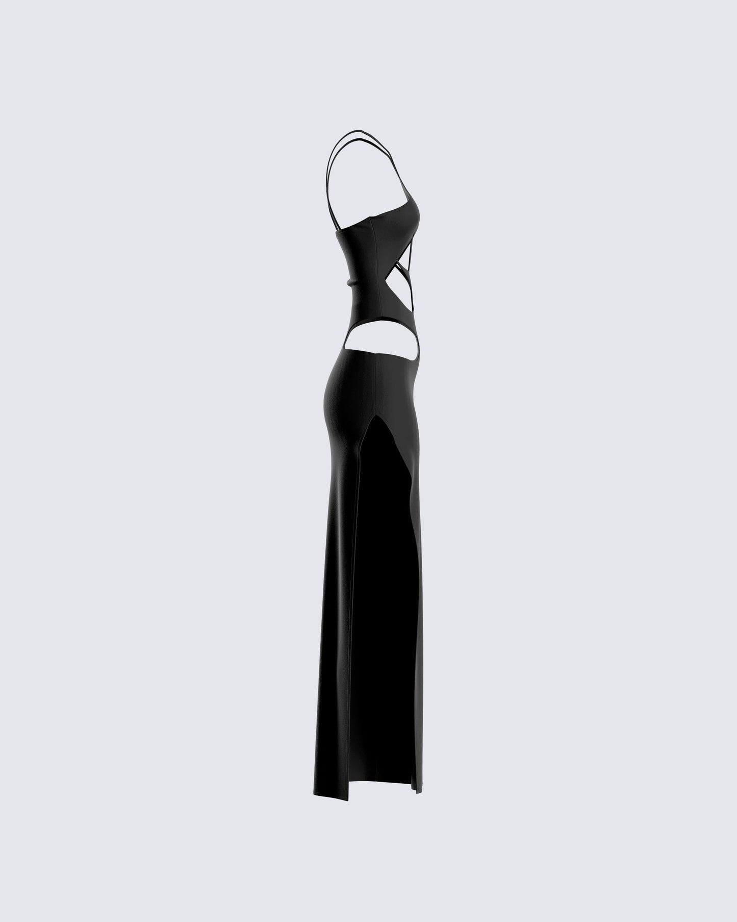 Carrie Black Cut Out Dress
