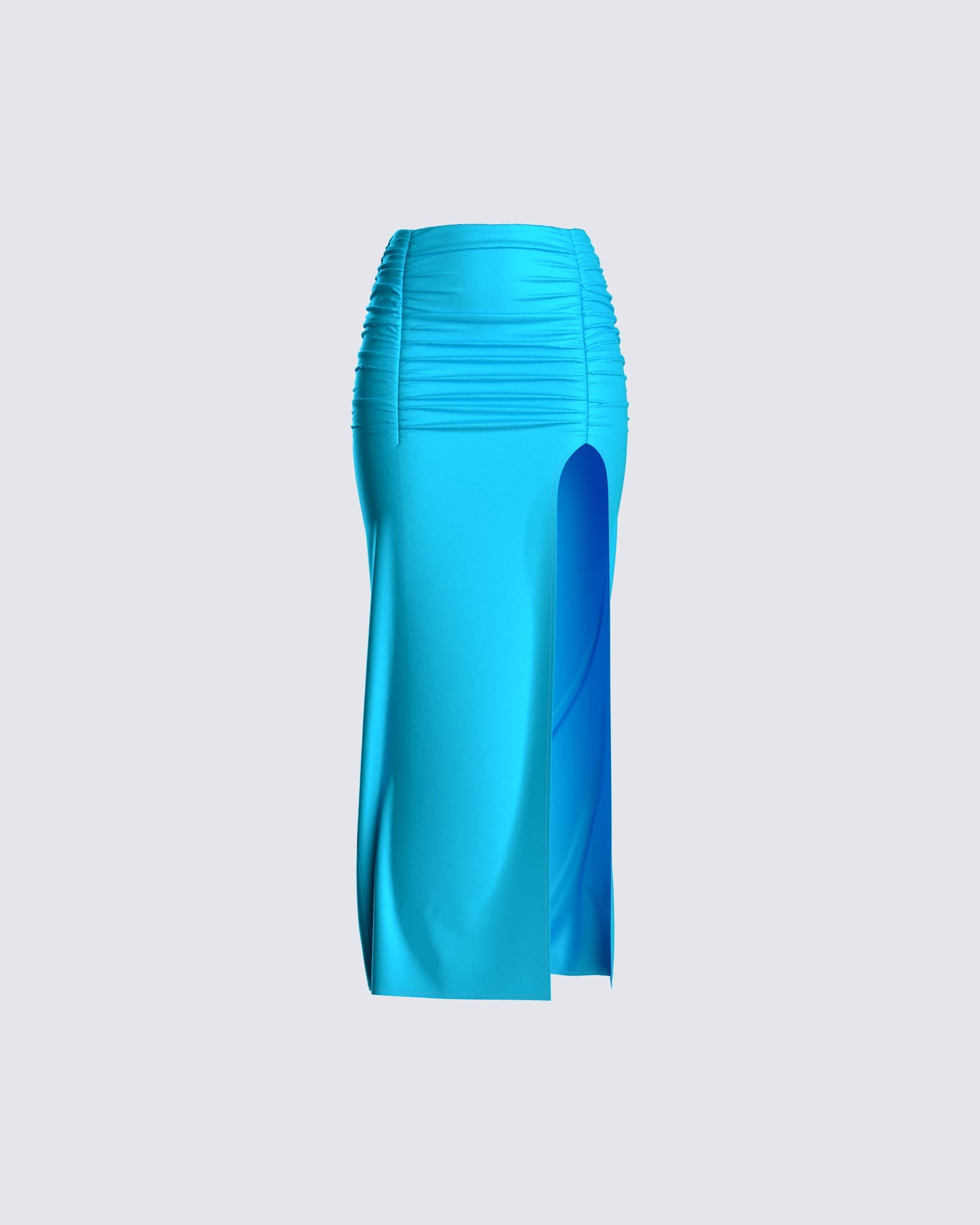 Annalise Blue Maxi Skirt 3d product front