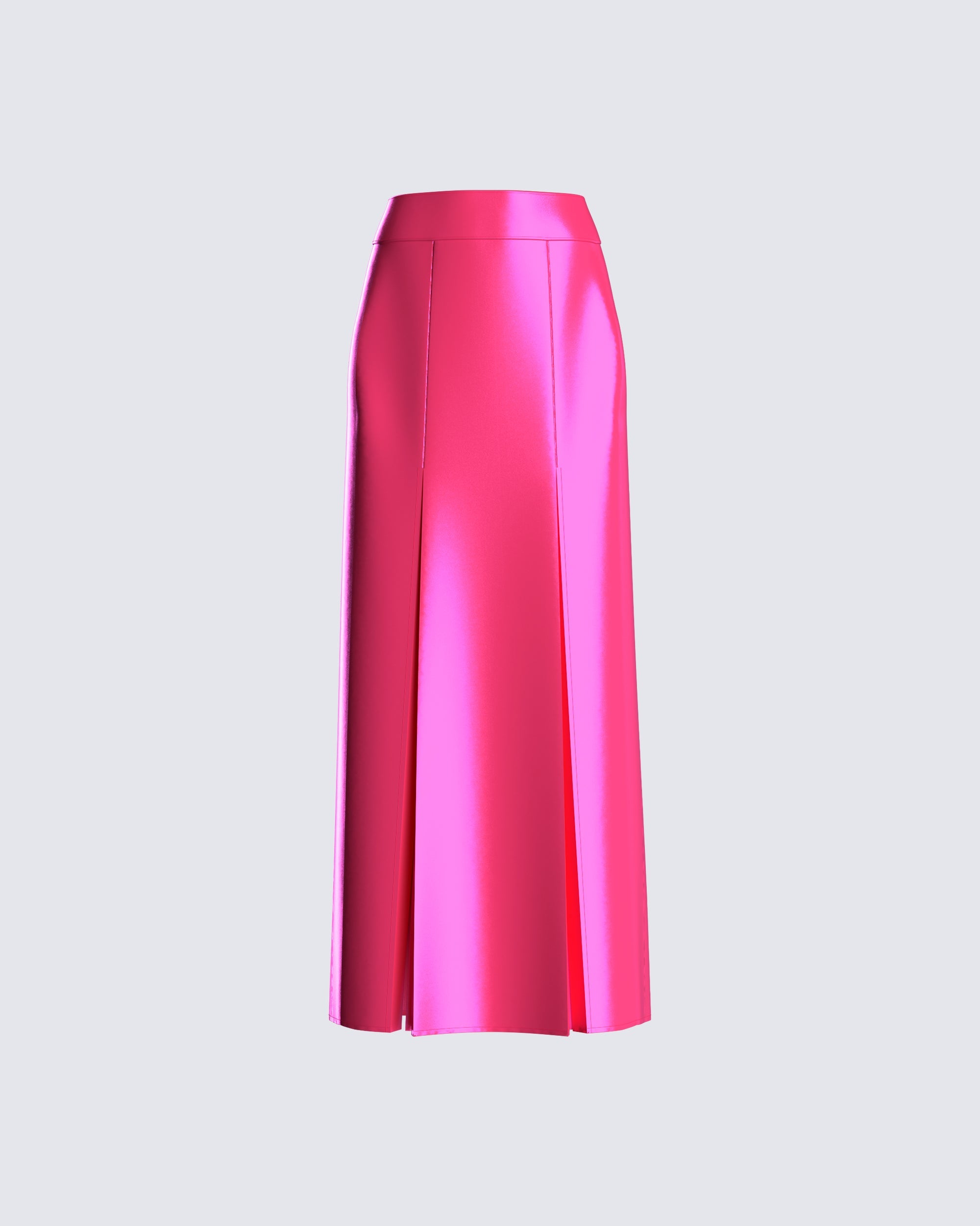 Satin maxi 2024 skirt queen