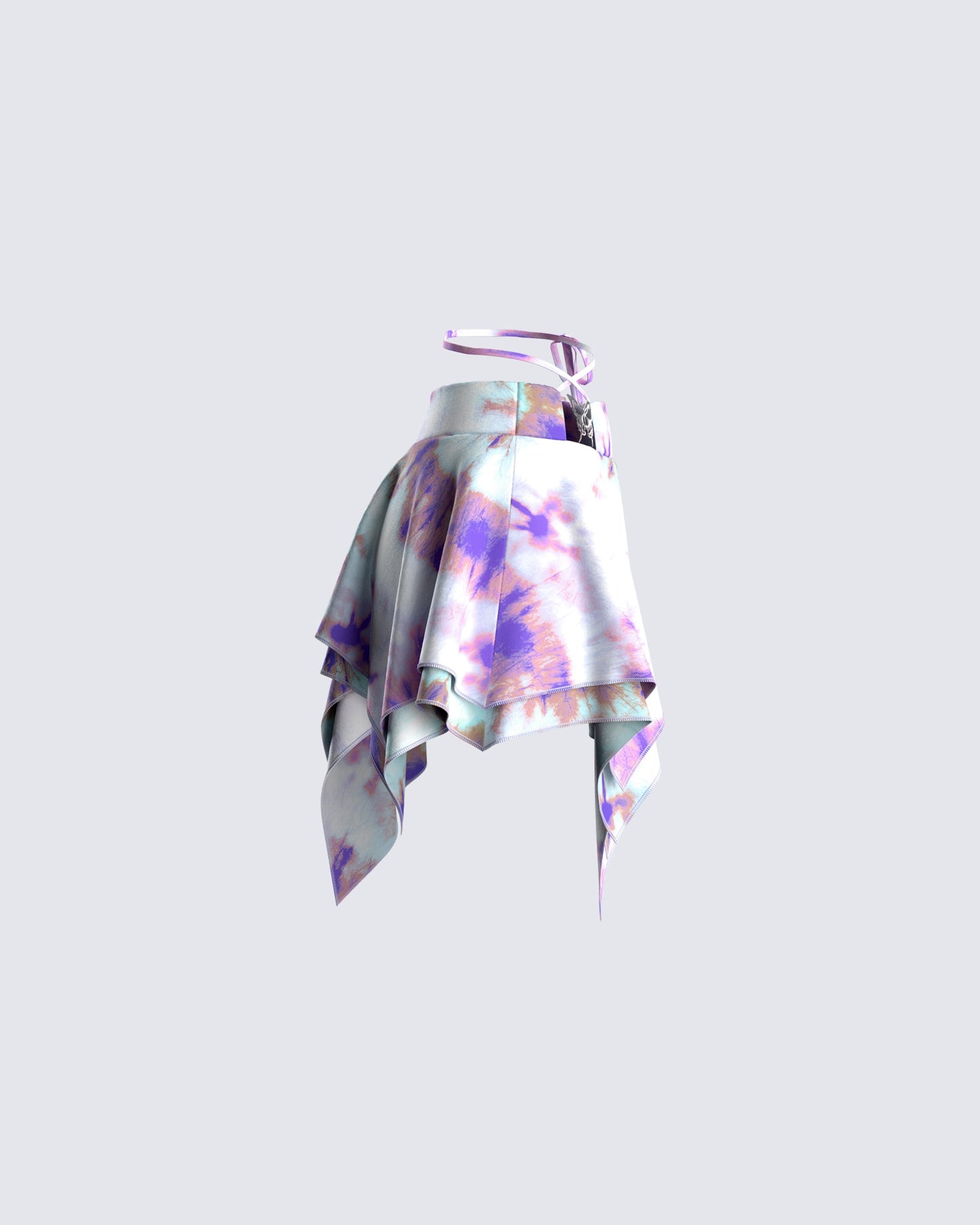 Kadence Tie Dye Print Skirt