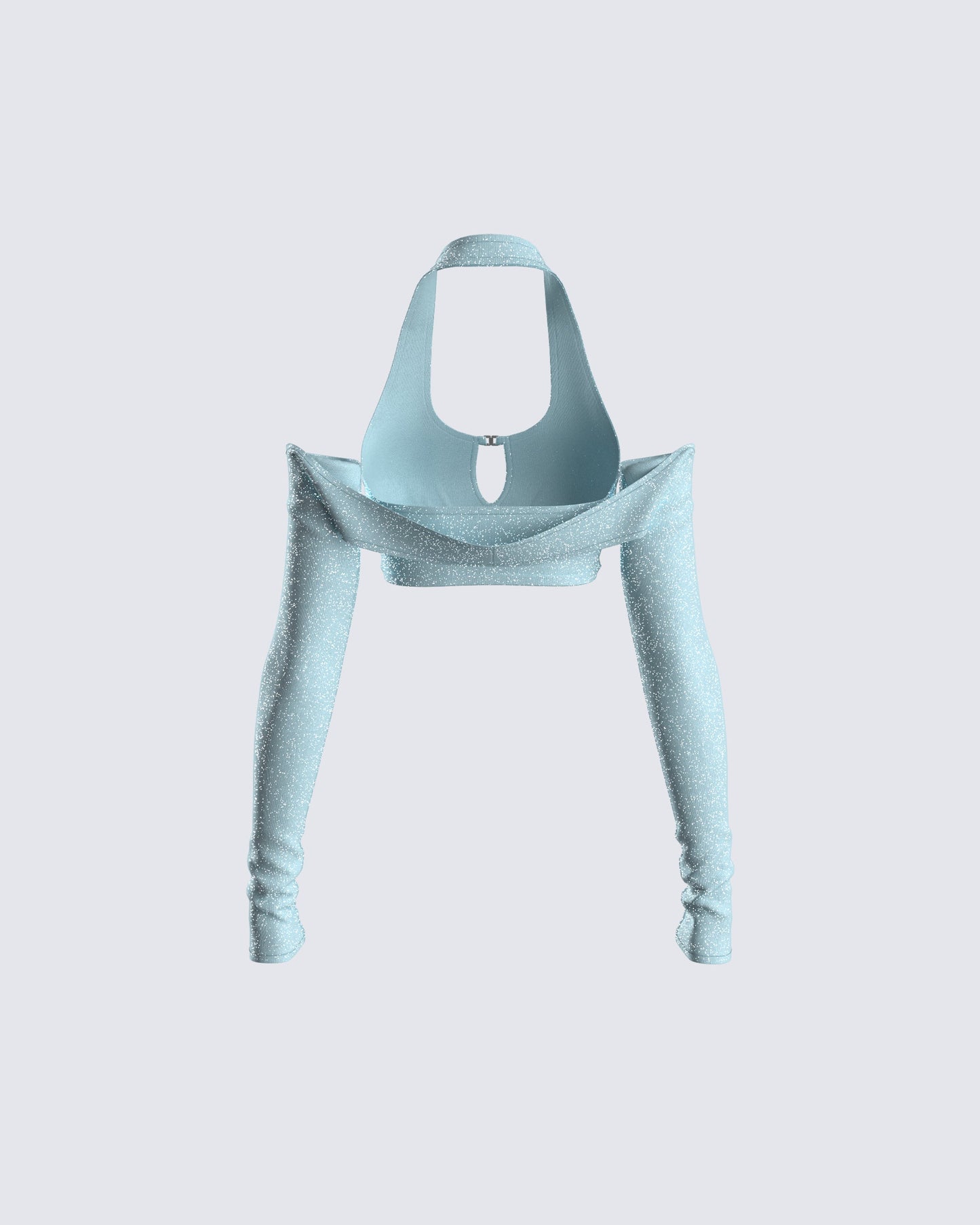 Erika Blue Long Sleeve Top & Shrug