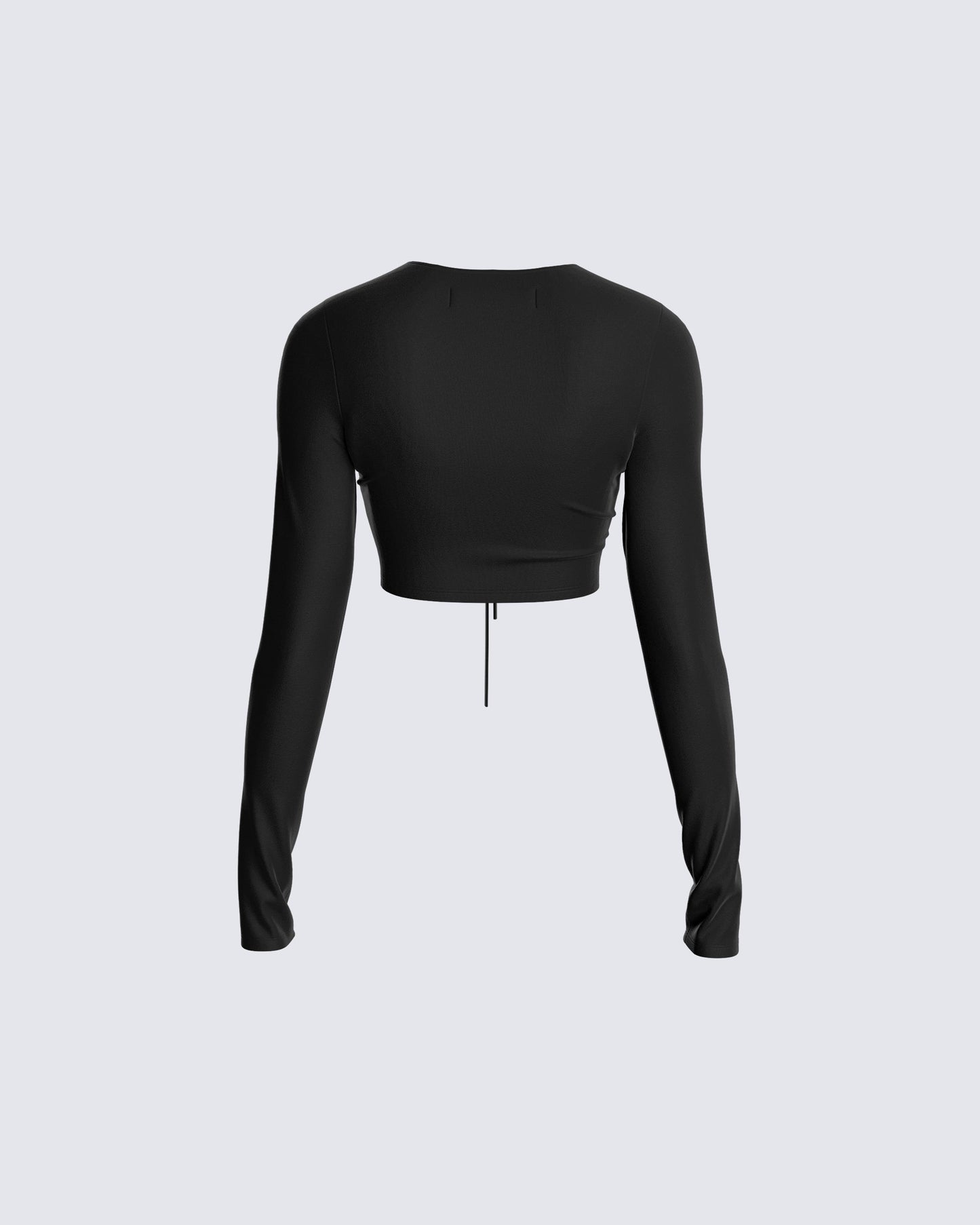 Nadia Black Jersey Top