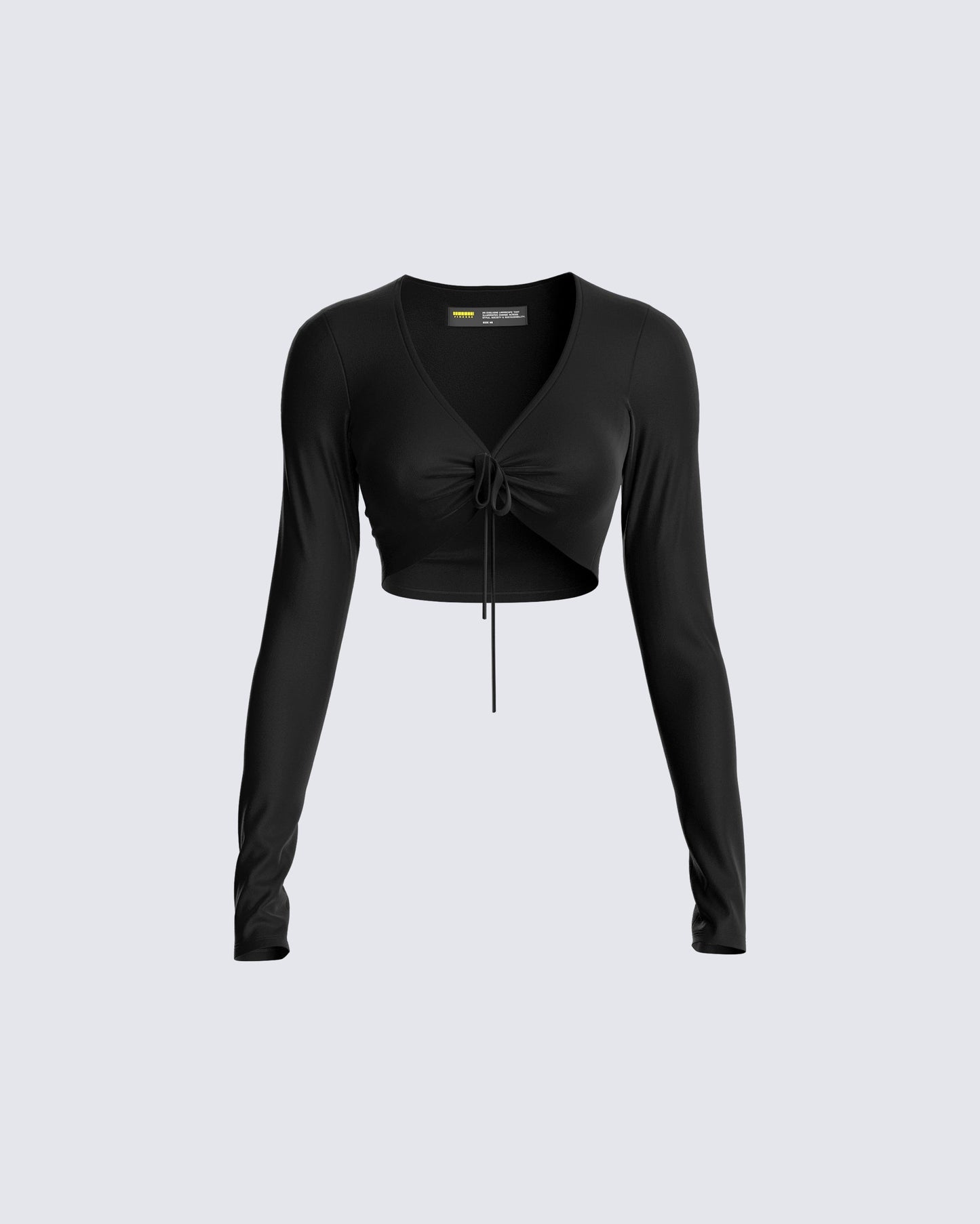 Nadia Black Jersey Top