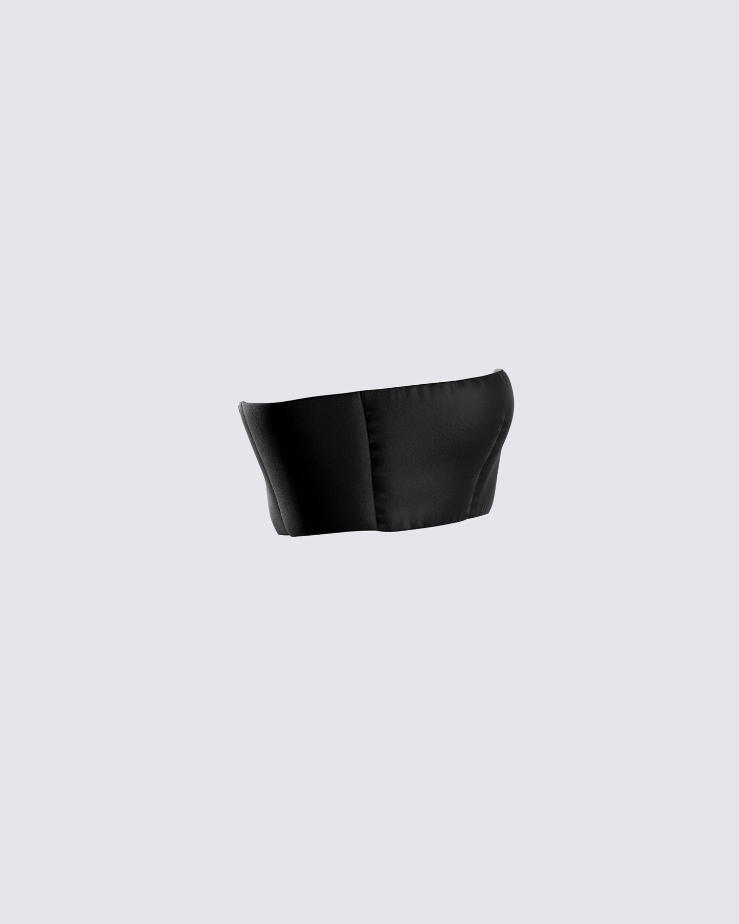 Beaux Black Bandeau Top