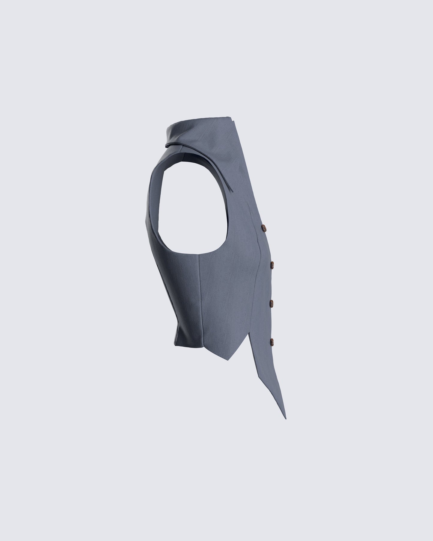 Metin Charcoal Sleeveless Shirt