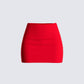 Carolina Red Mini Skirt