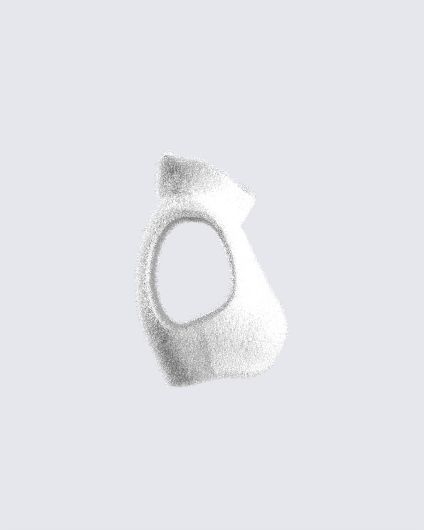 Beckett White Cropped Knit Top