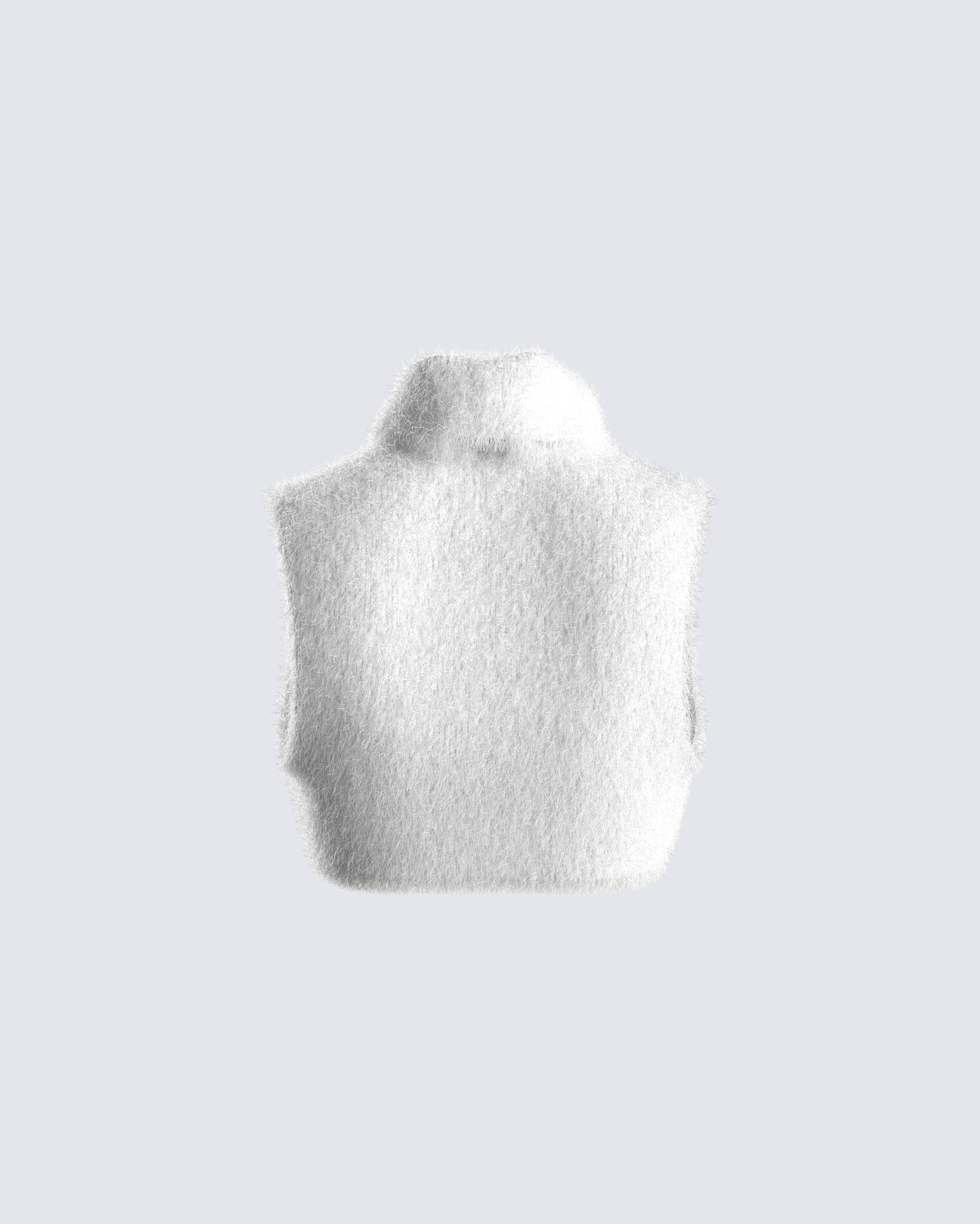 Beckett White Cropped Knit Top