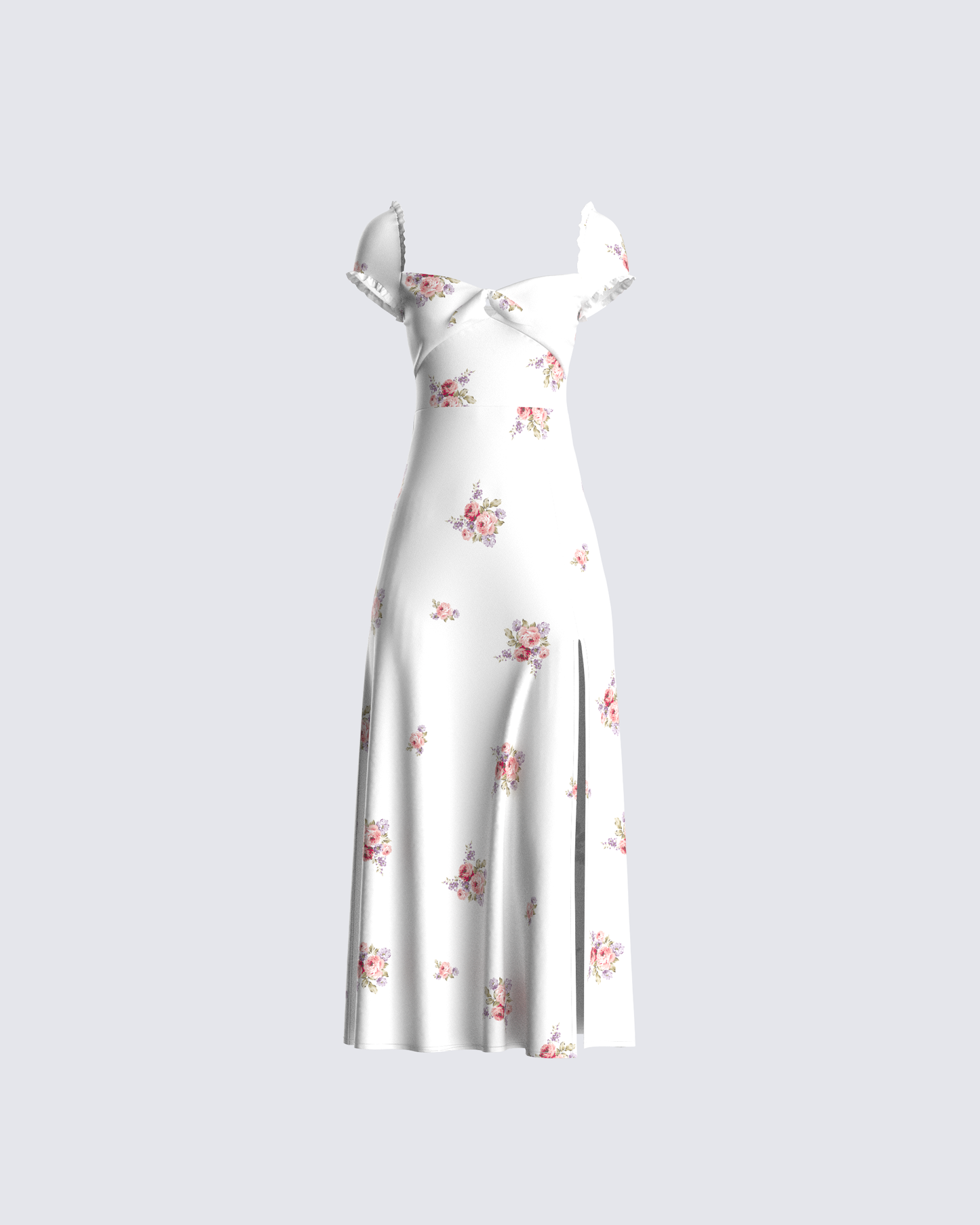 Crue Floral Print Midi Dress product front