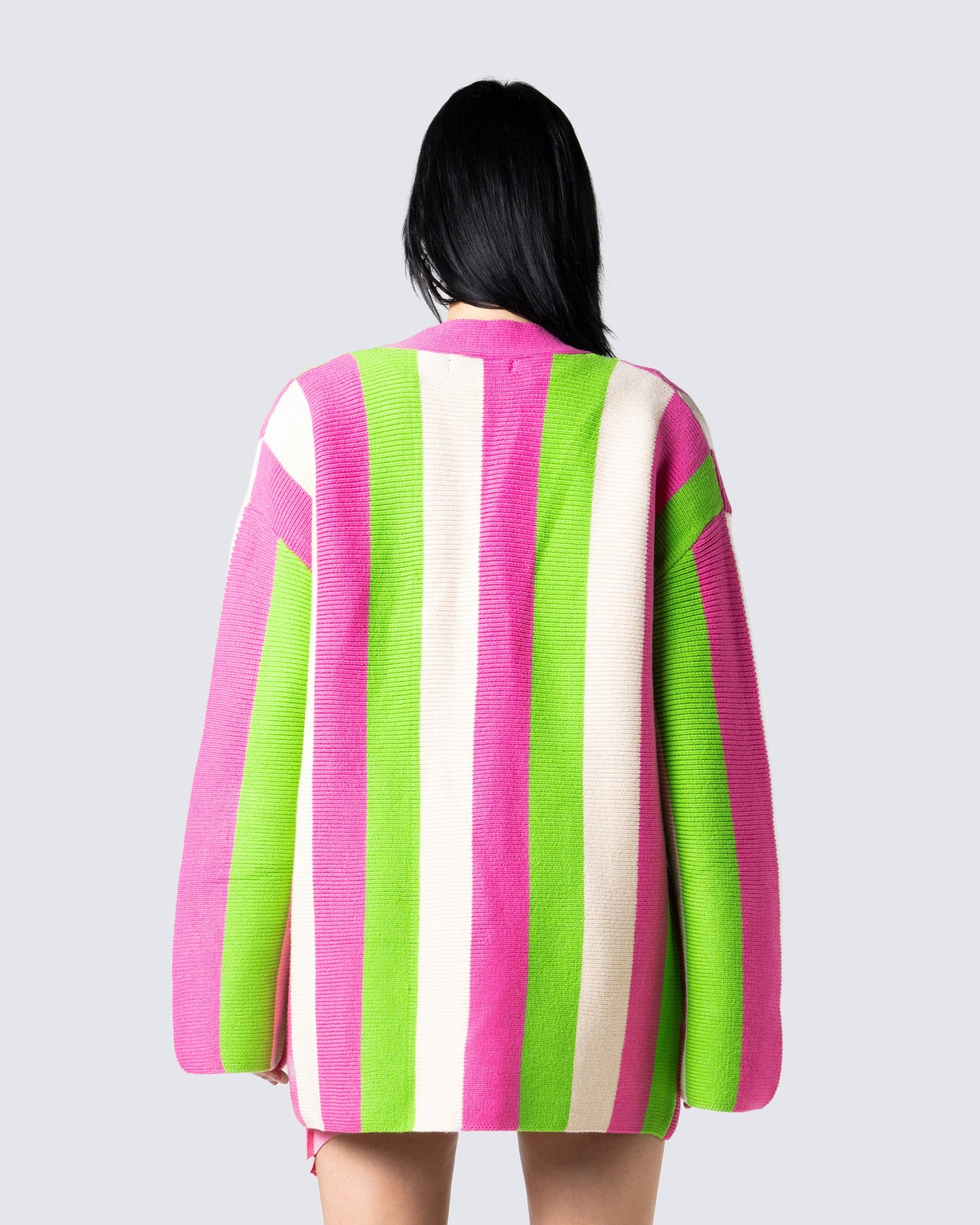 Abbie Multi Striped Cardigan