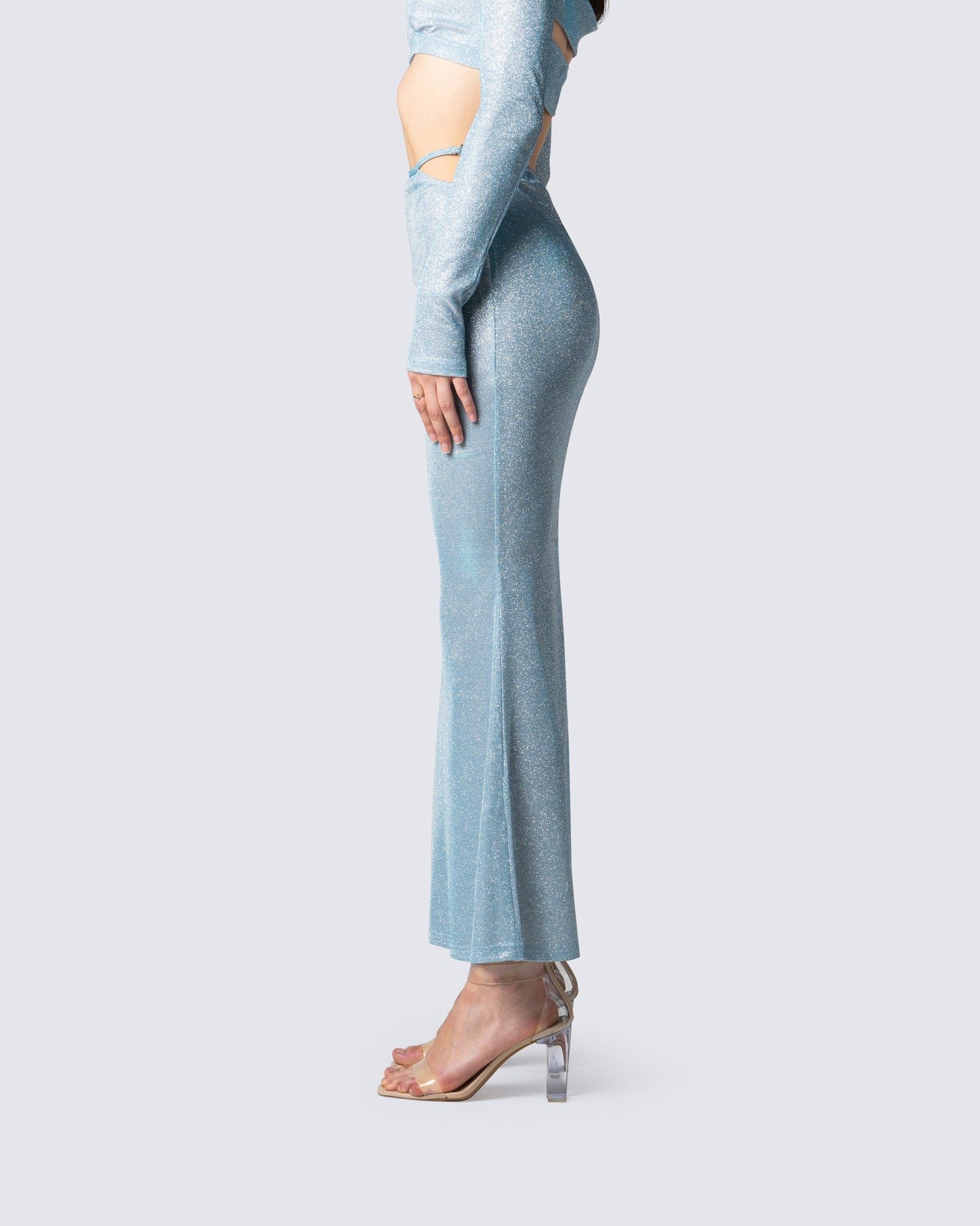 Erika Blue Maxi Skirt