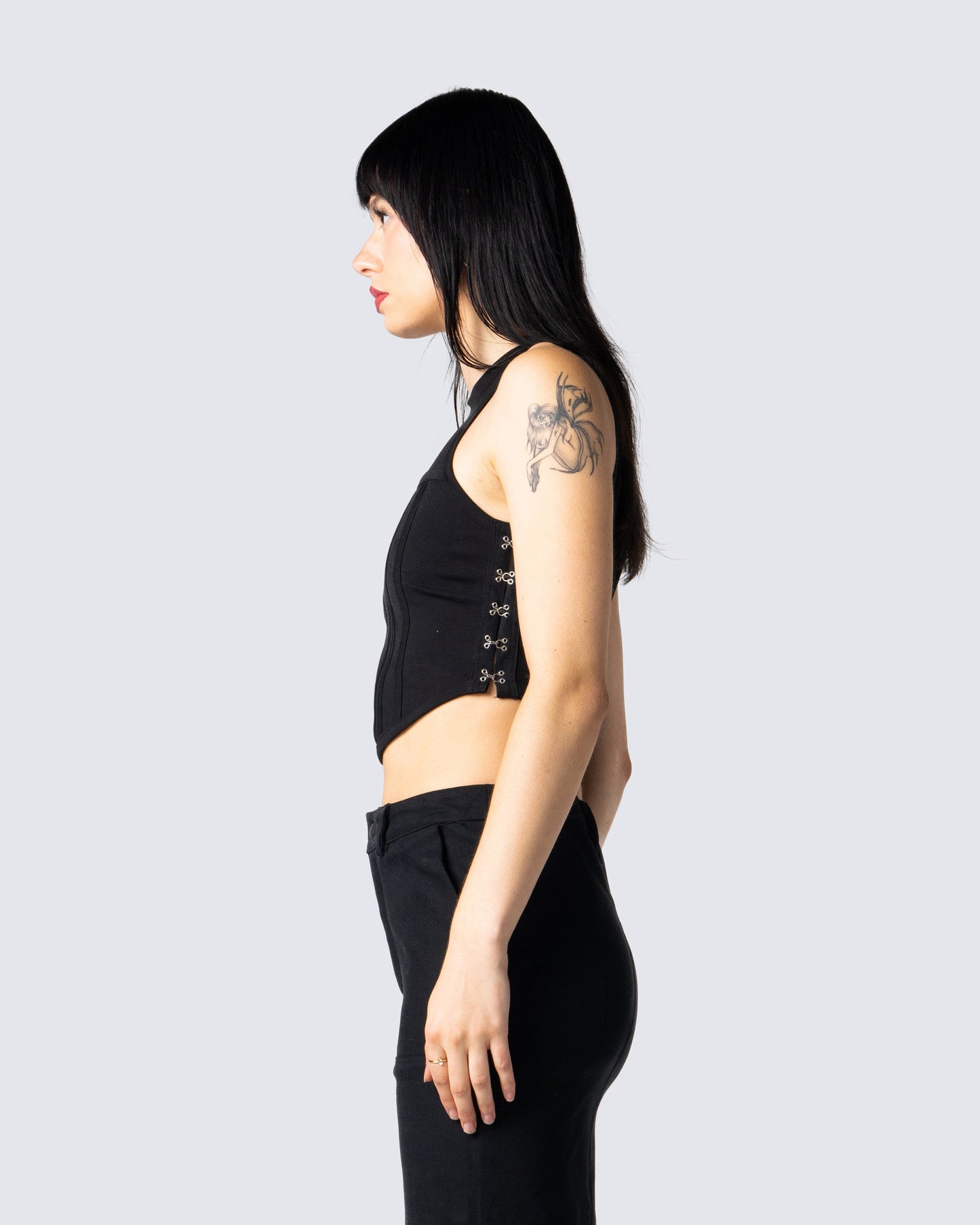 Eli Black Corset Top