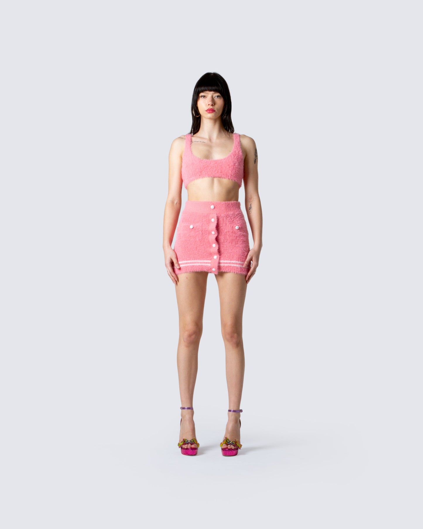 Joss Pink Sweater Set