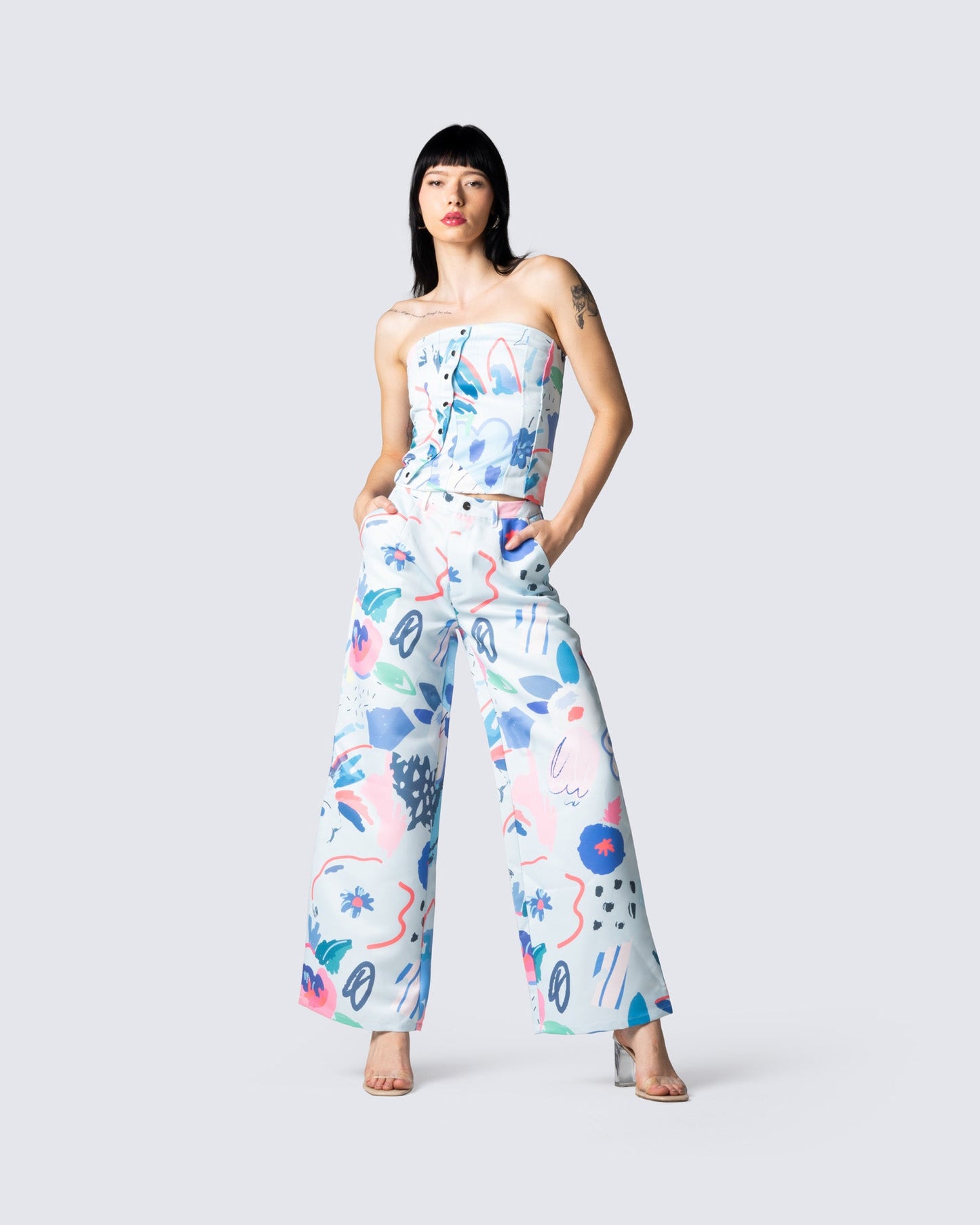 Dominic Doodle Print Pant