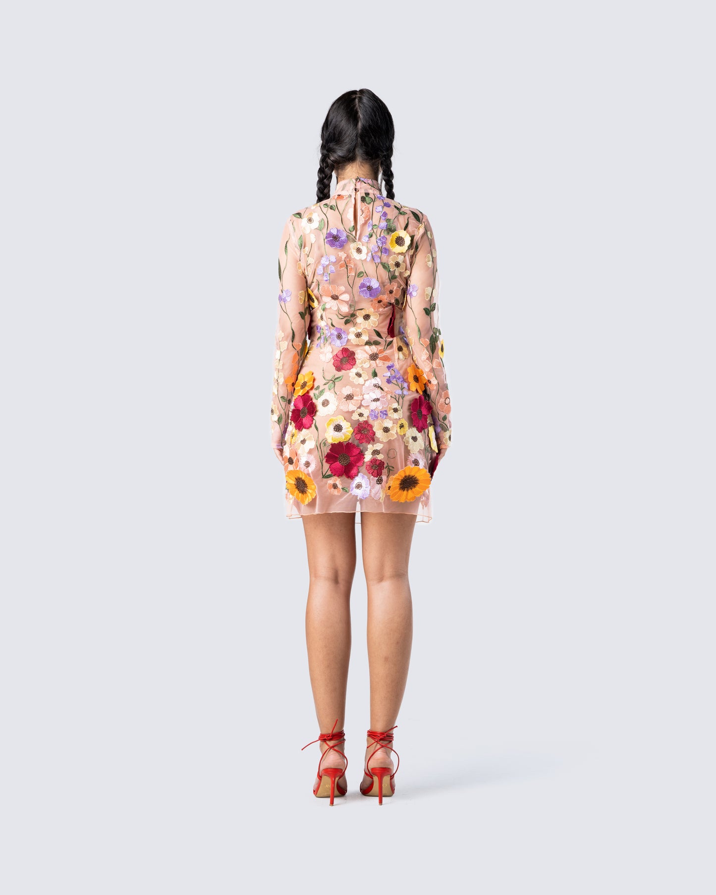 Flora Flower Mini Dress