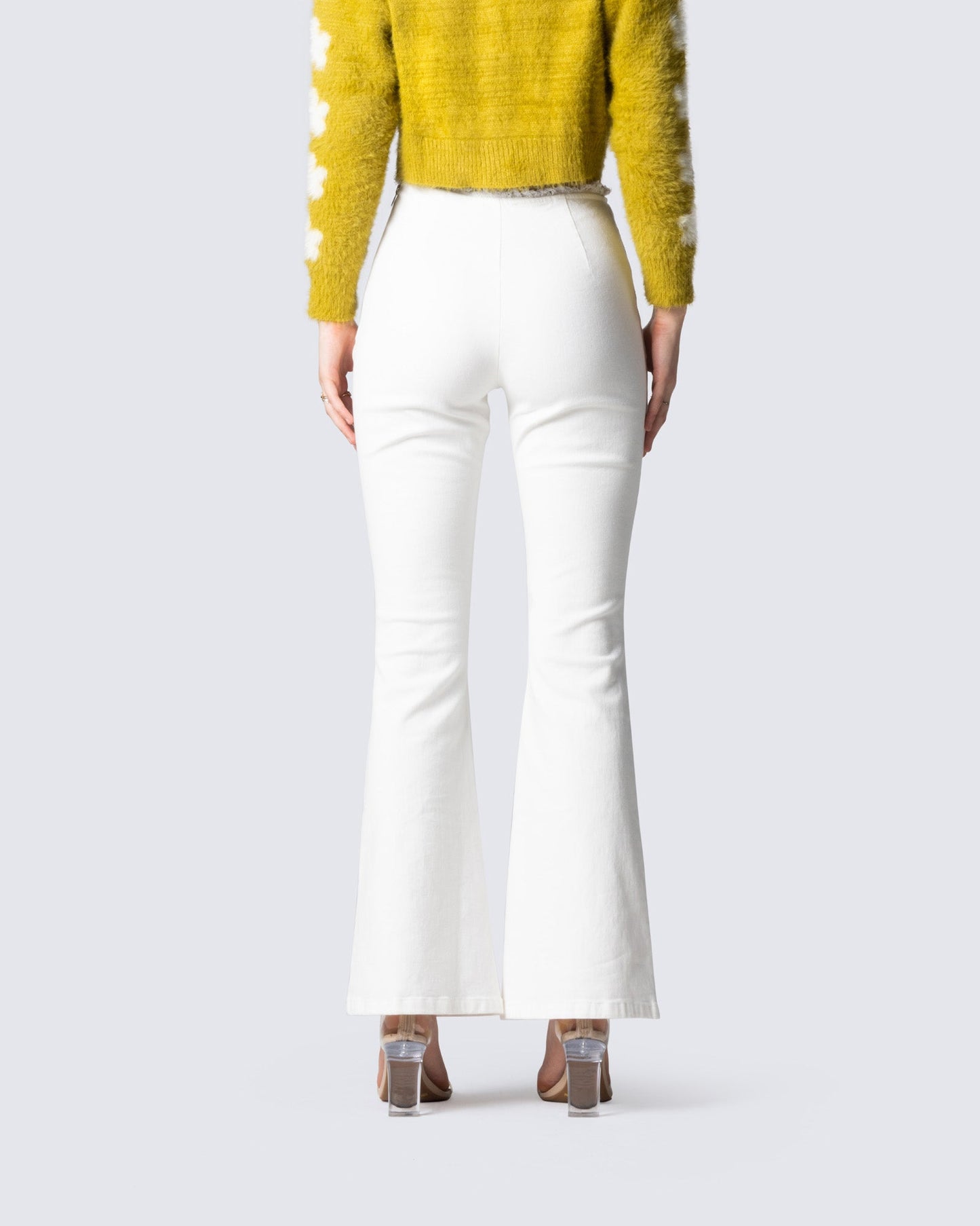 Lyle White V Waist Pant