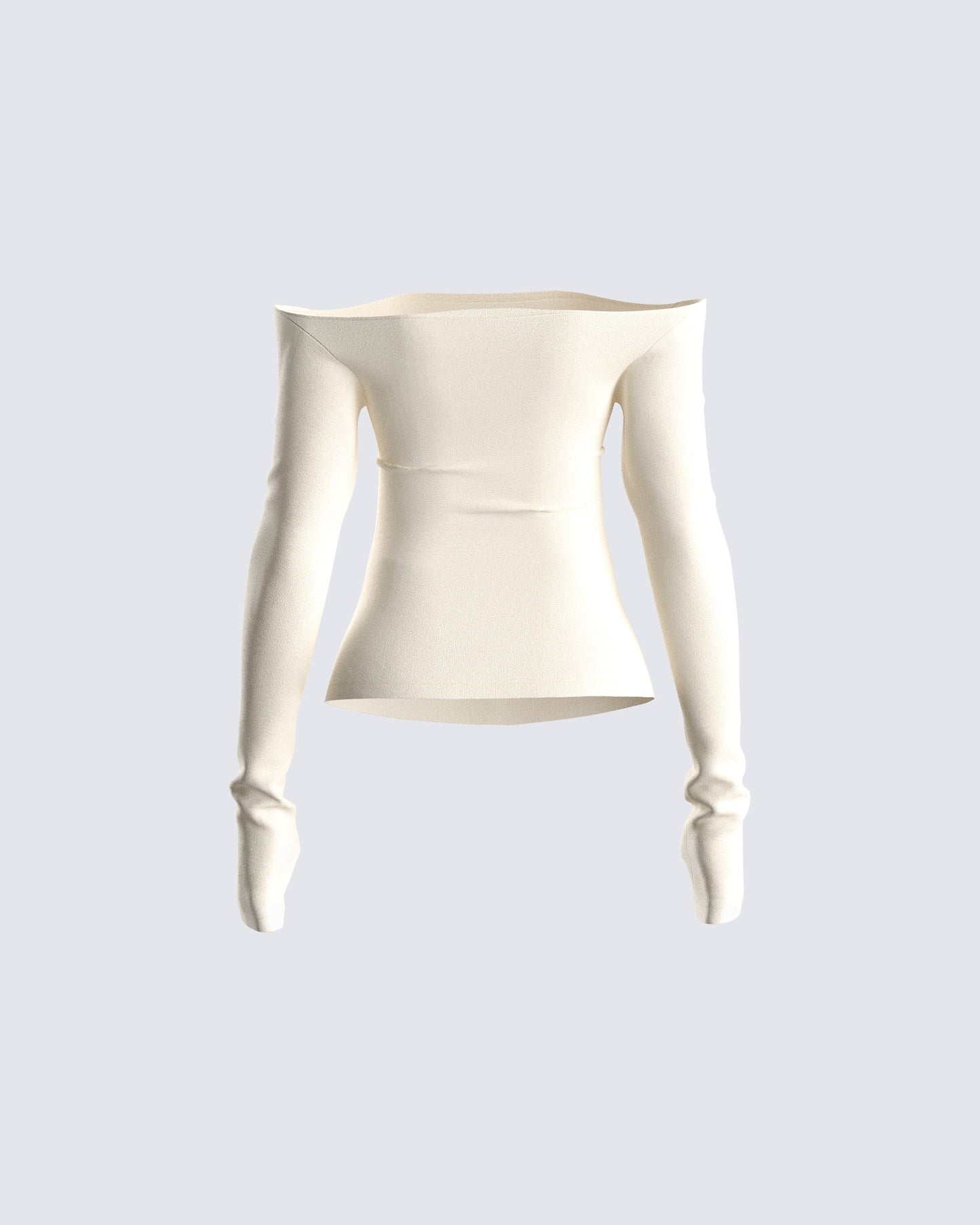 Lucy Cream Off Shoulder Top