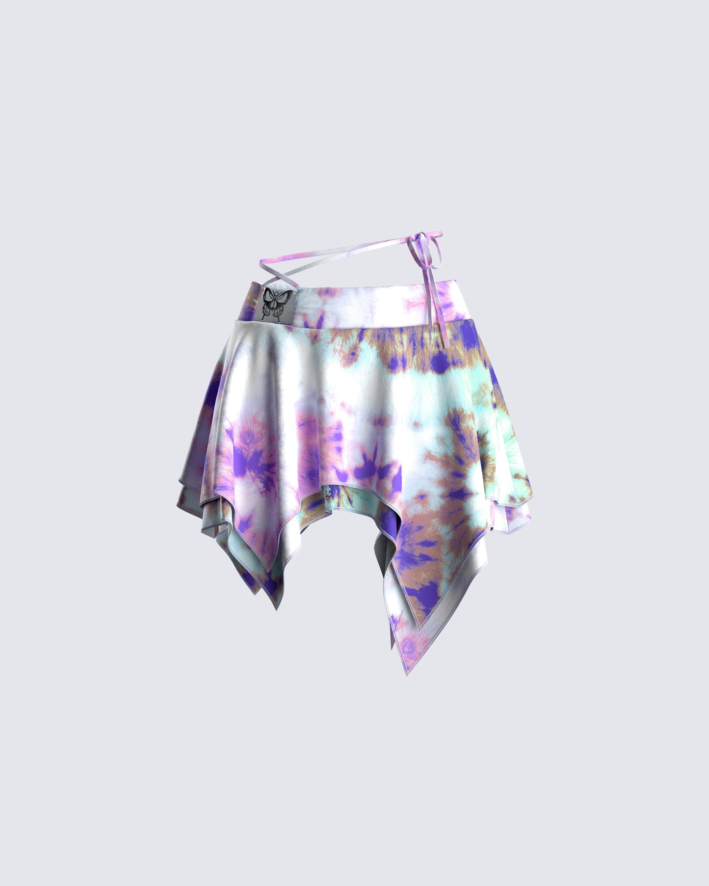 Kadence Tie Dye Print Skirt