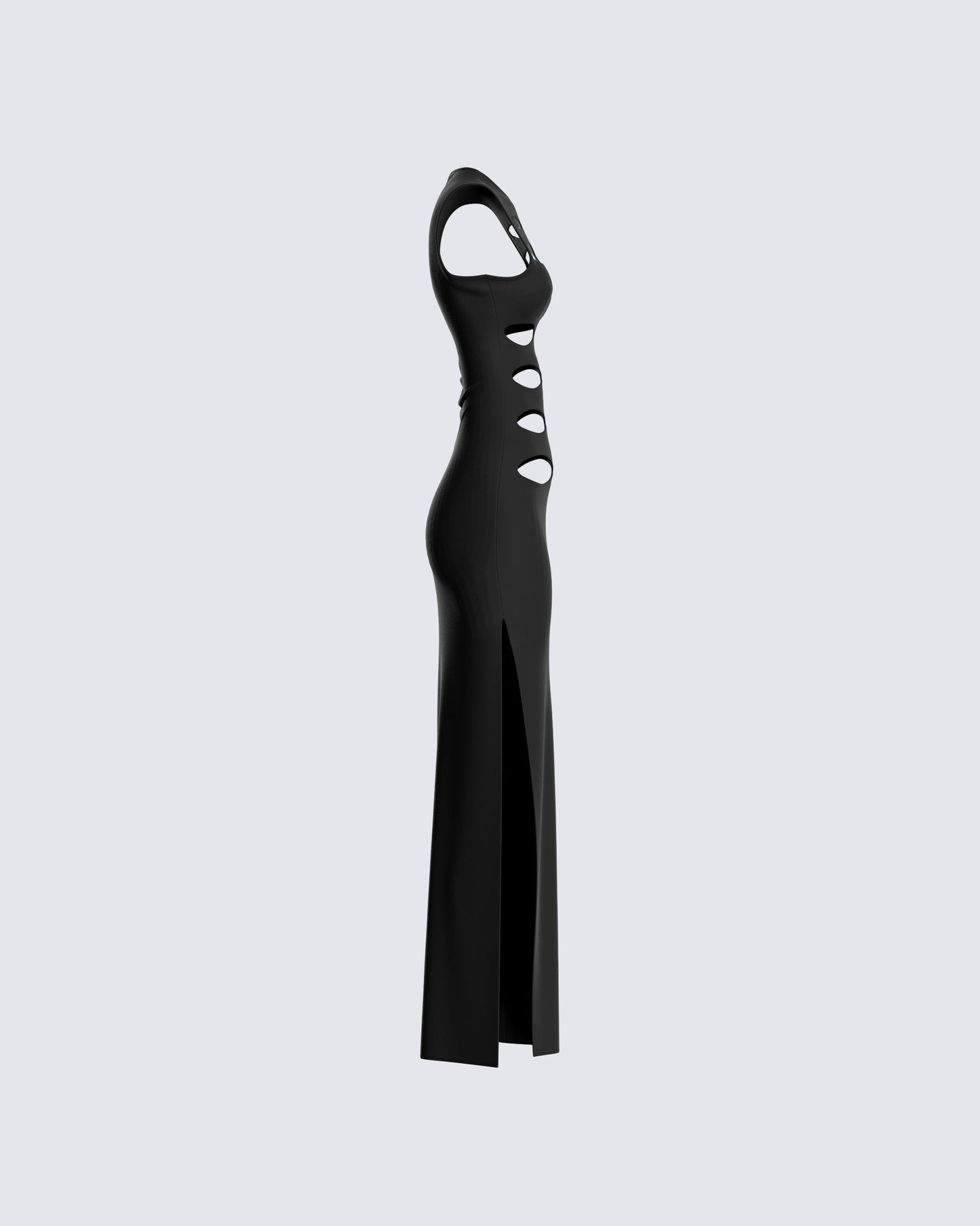 Simone Black Cut Out Dress