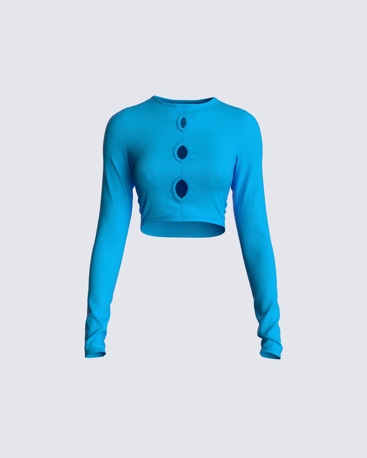 Selina Blue Cut Out Top