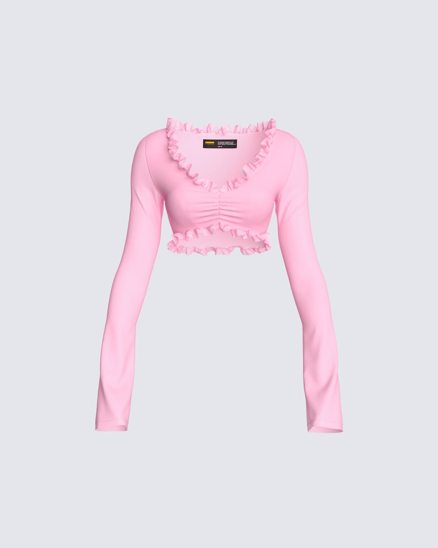 Peyton Pink Cropped Top