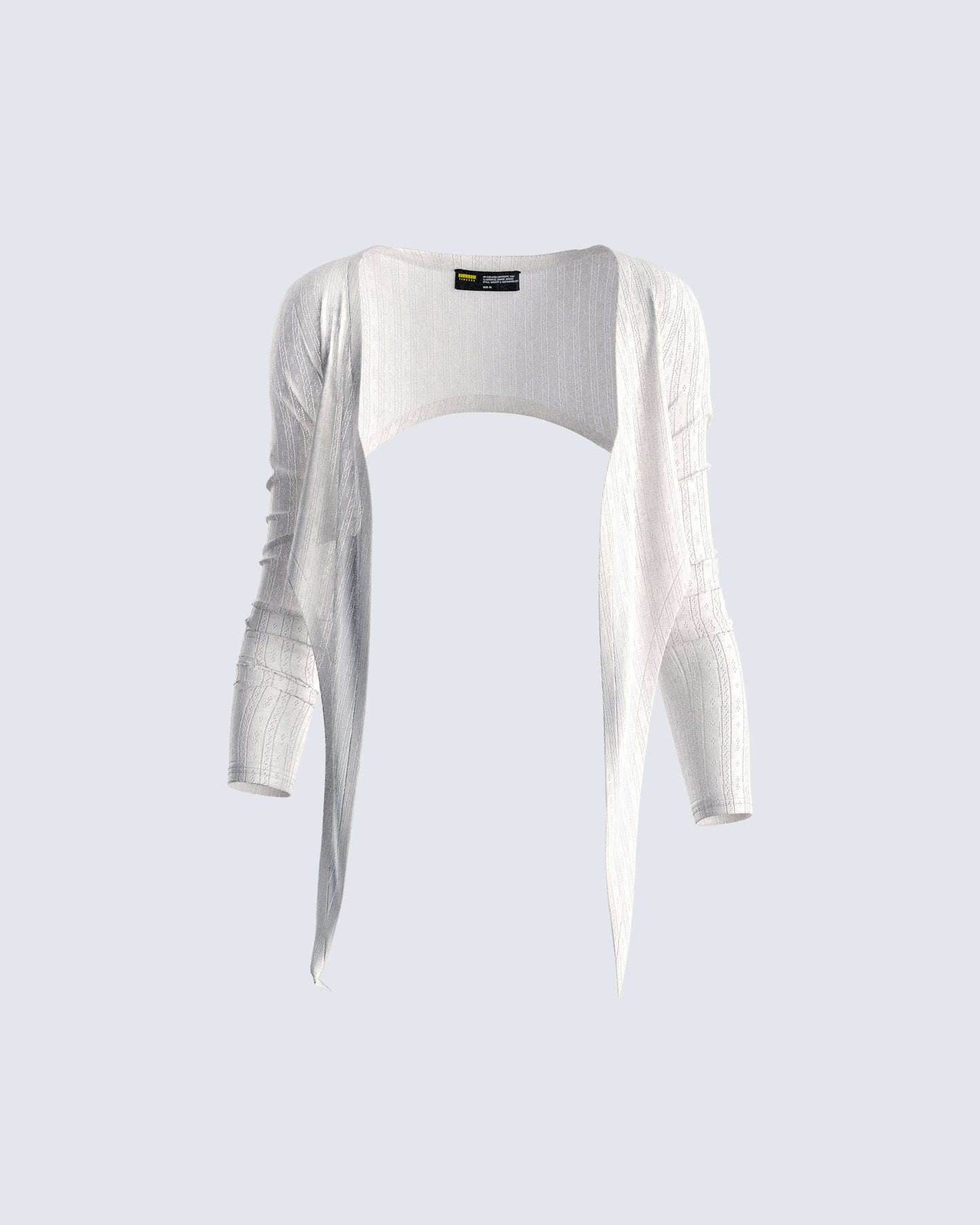 Winnie Ivory Pointelle Shrug