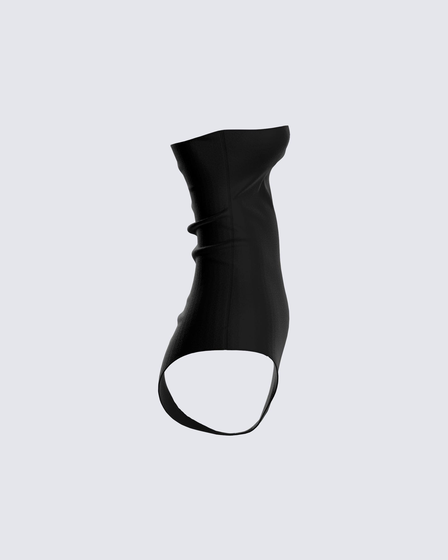 Vicky Black Strapless Bodysuit