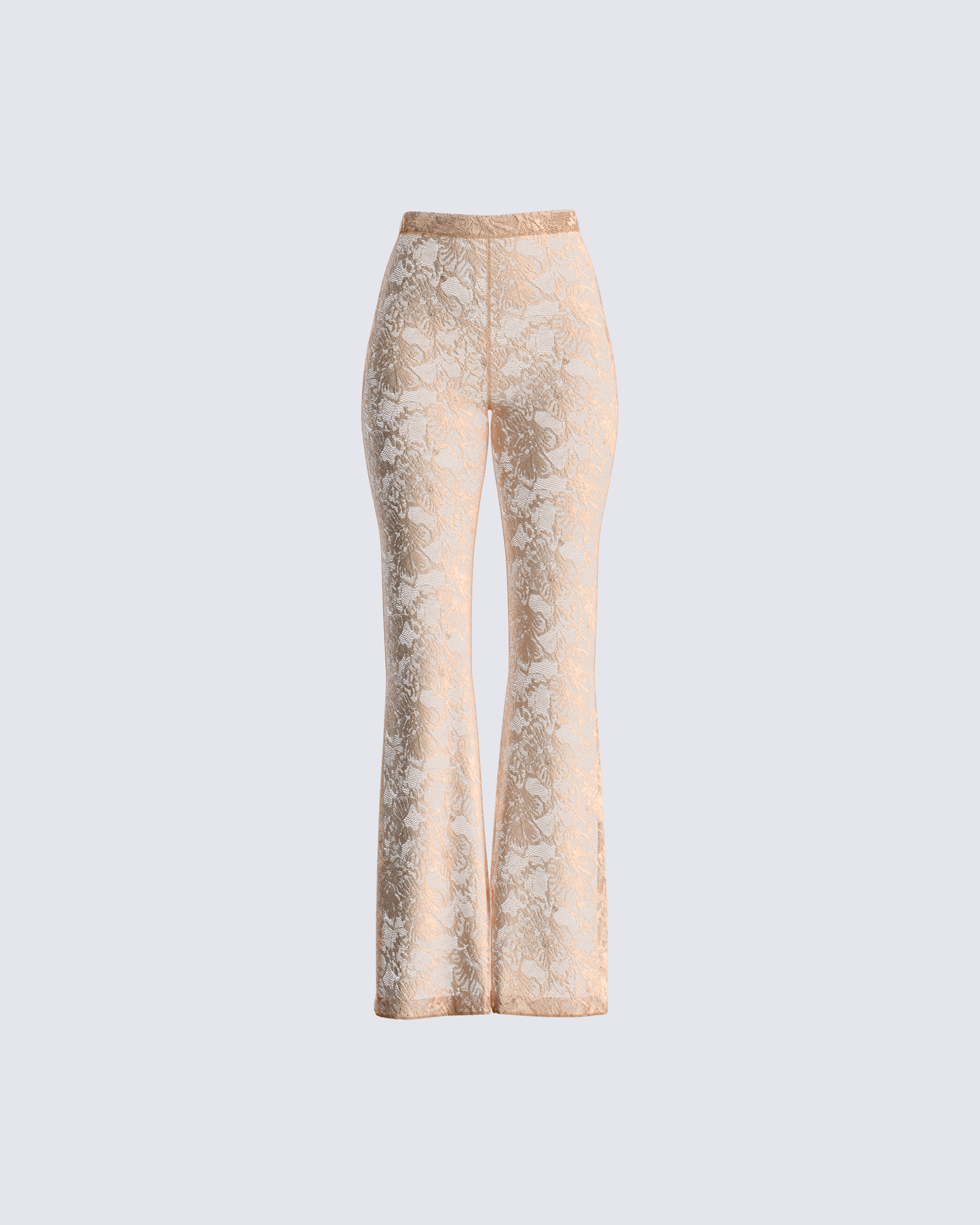 Yuri Peach Lace Pant