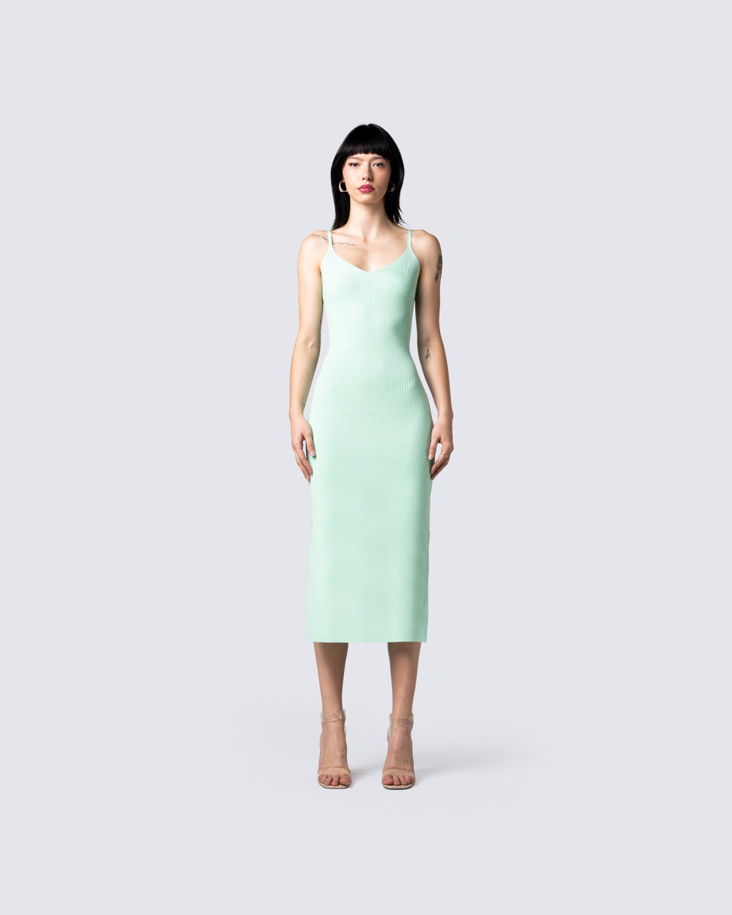 Vera Green Sweater Dress
