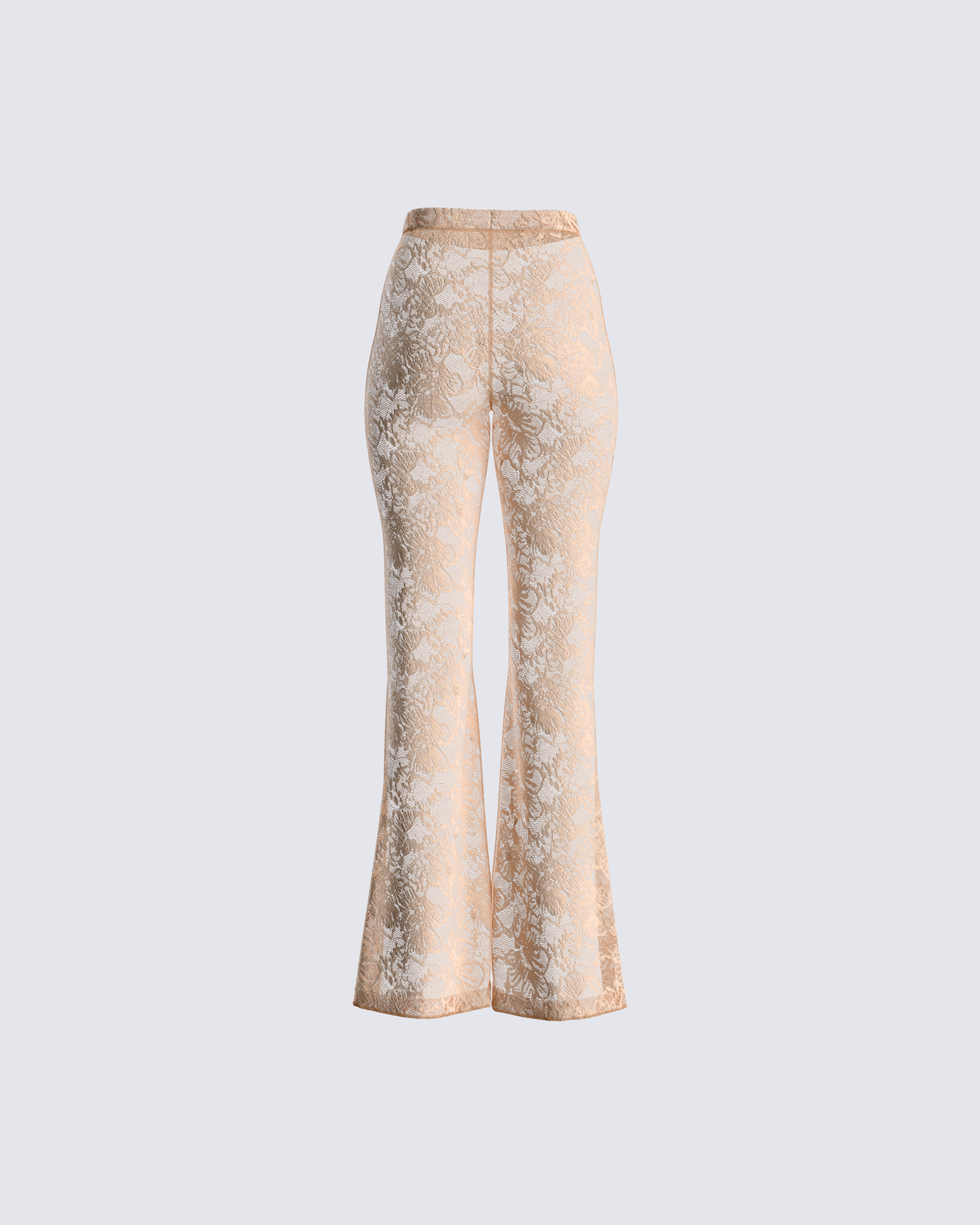Yuri Peach Lace Pant